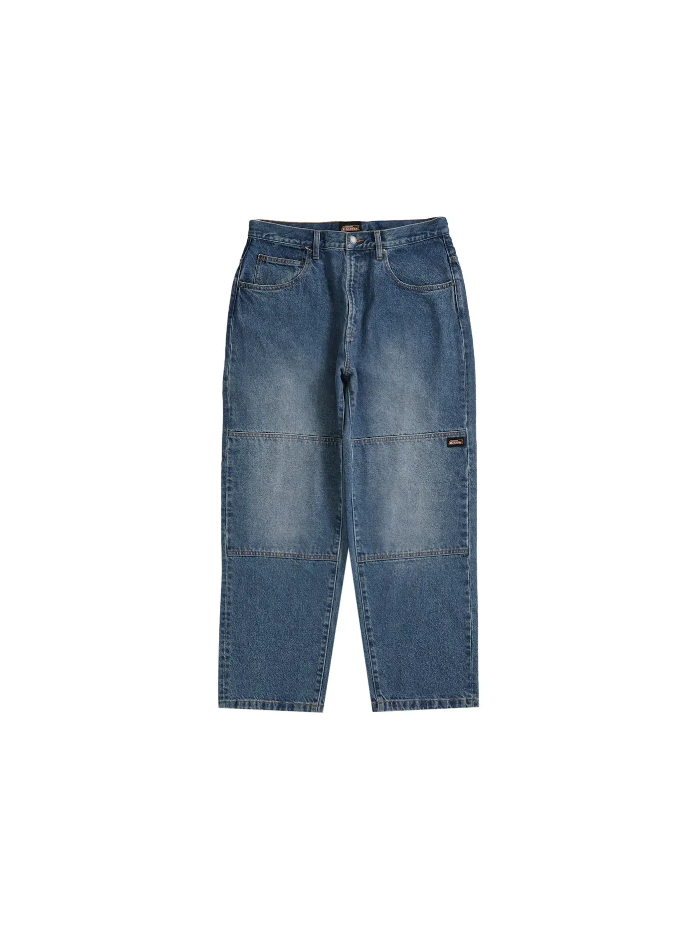 Мужские джинсы свободного кроя Double Knee Baggy Jean Supreme — изображение 1 из 2, индиго