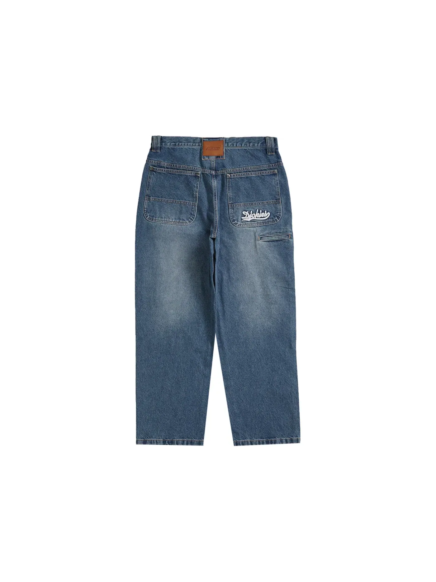 Мужские джинсы свободного кроя Double Knee Baggy Jean Supreme — изображение 2 из 2, индиго
