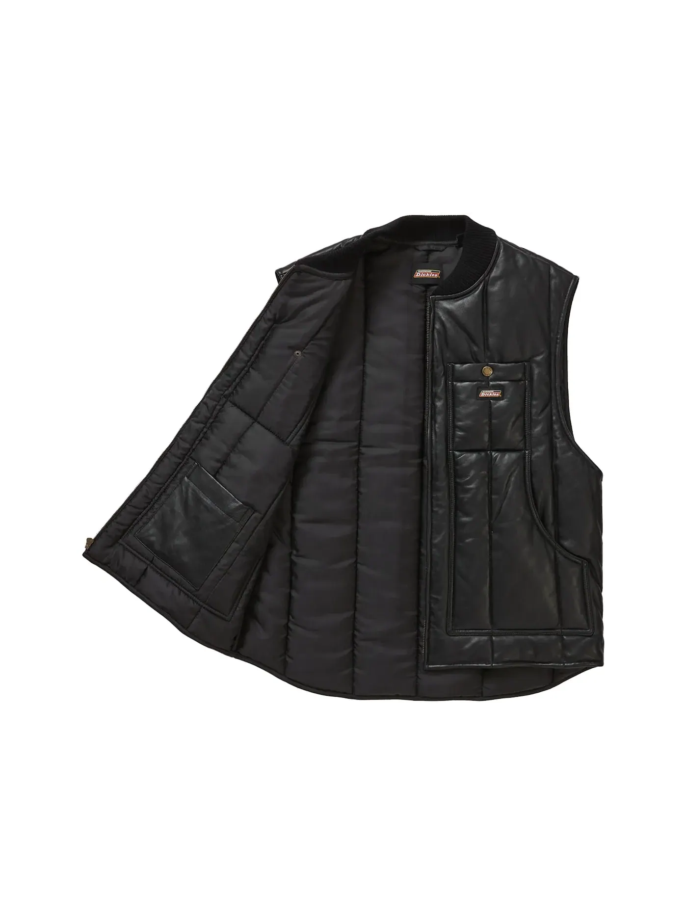 Мужской жилет кожаный Vest Supreme — изображение 2 из 2, черный