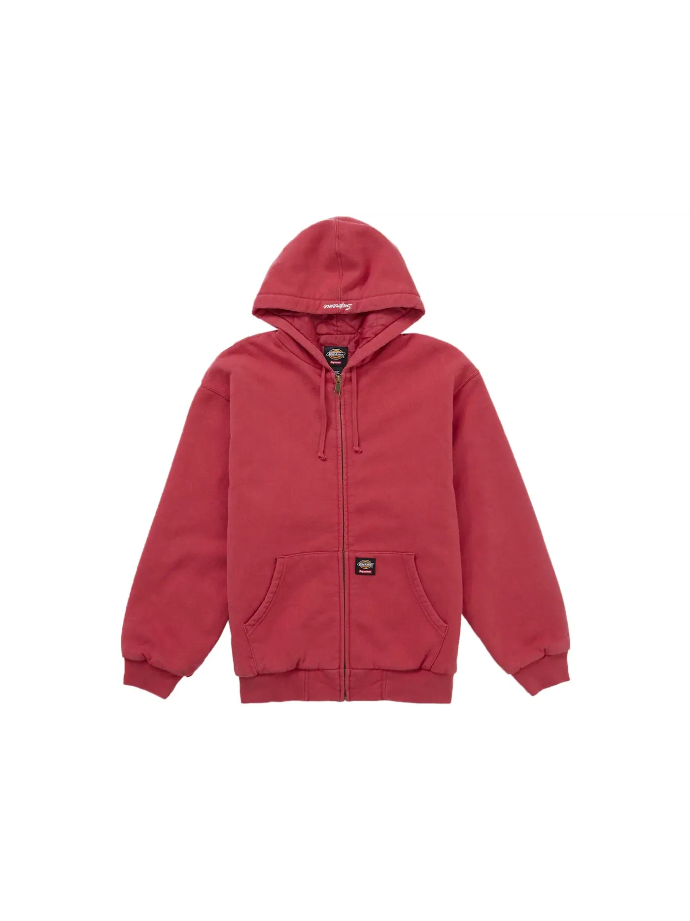Мужская худи с квилтингом Supreme FW25 Red — изображение 1 из 1, красный