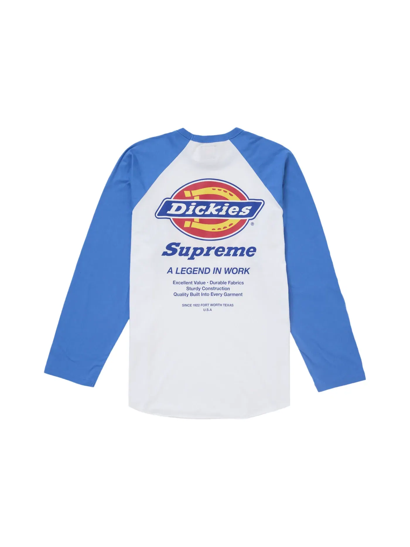 Мужская футболка с длинным рукавом реглан Supreme Top — изображение 2 из 2, синий