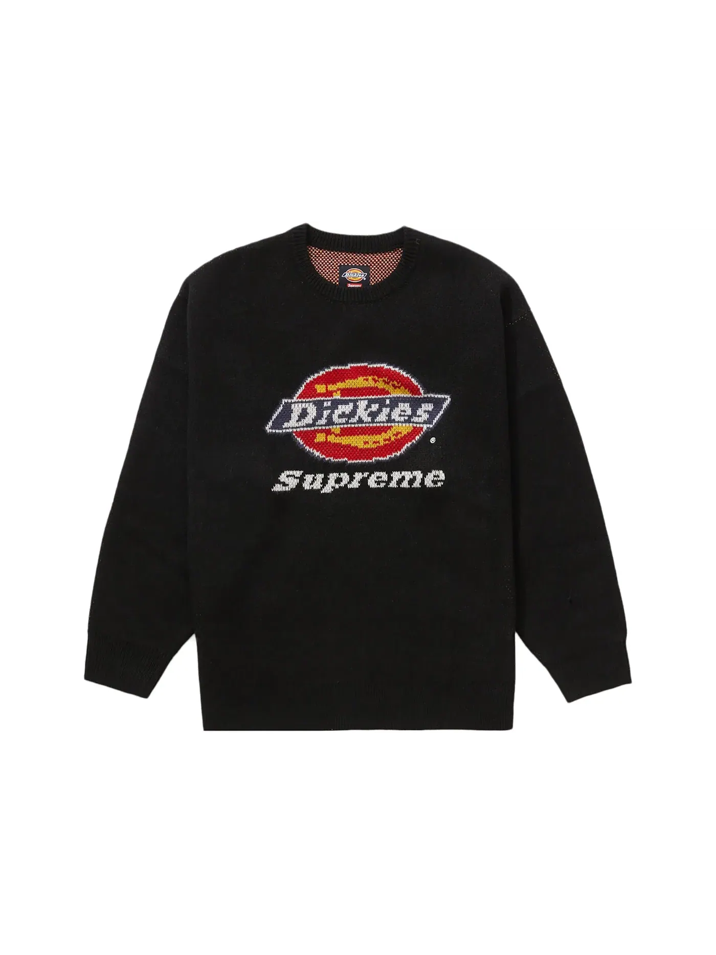 Мужской свитер с принтом Supreme Dickies — изображение 1 из 1, черный
