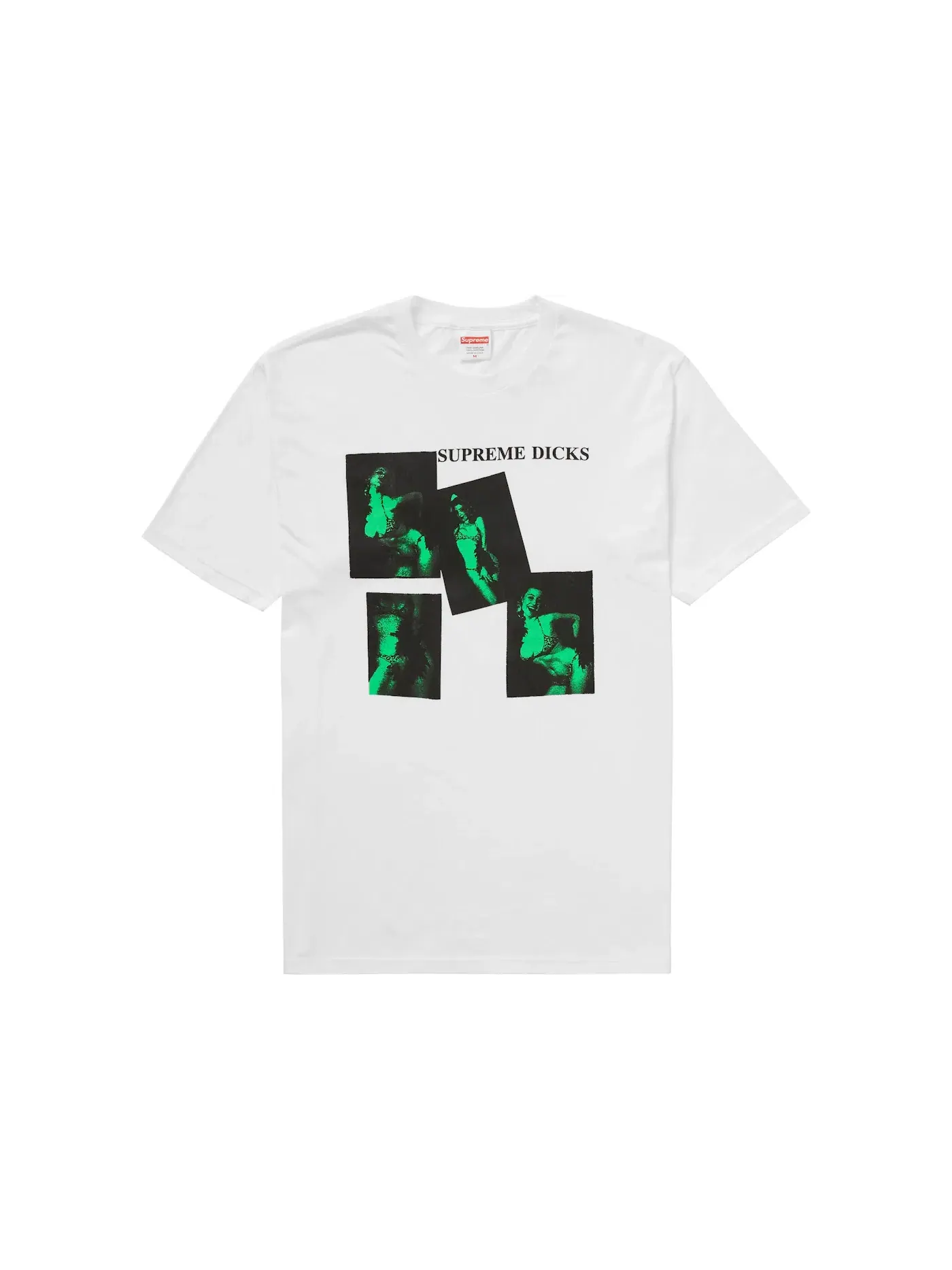 Мужская футболка с принтом Supreme Tee — изображение 1 из 2, белый