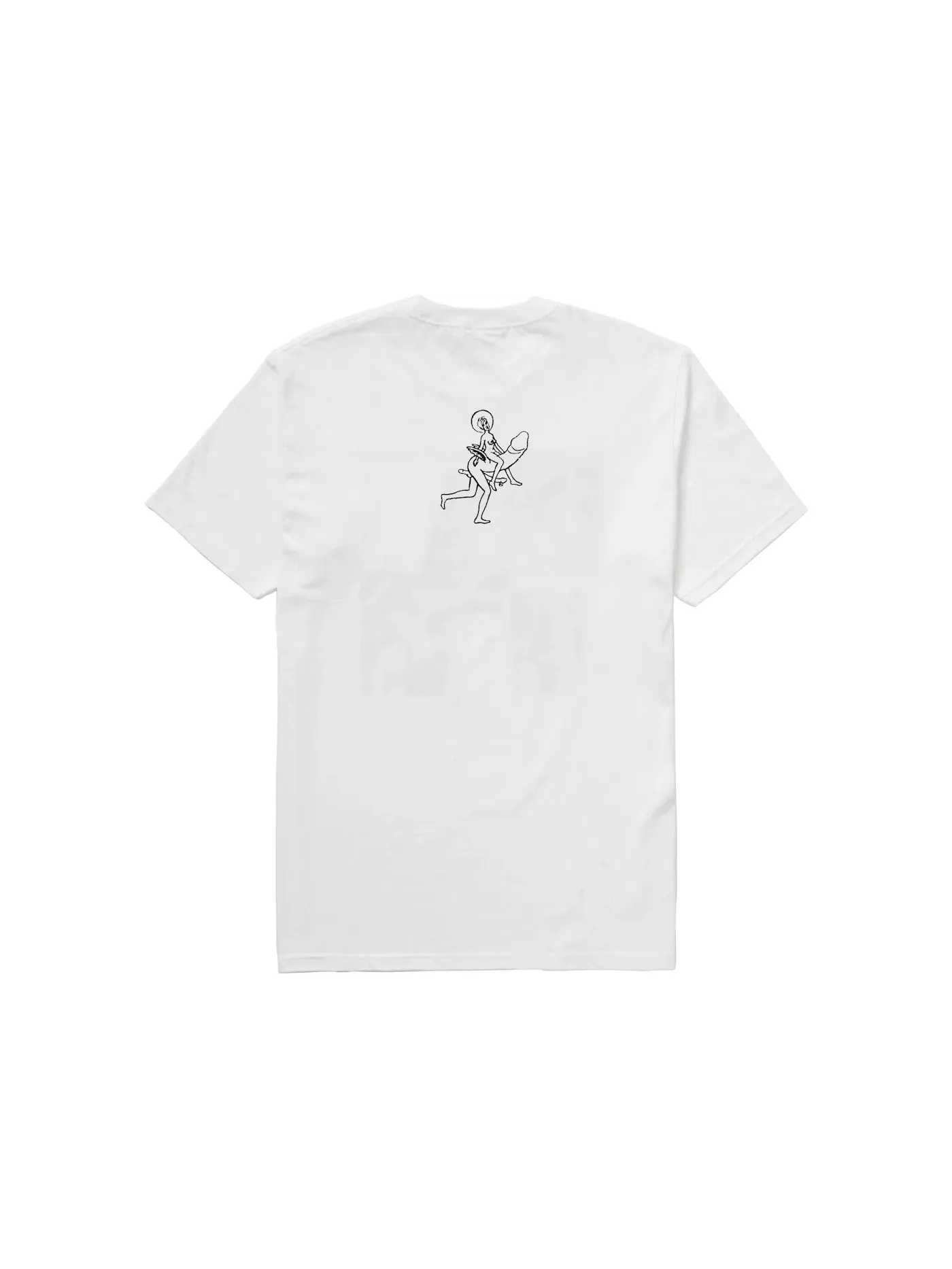 Мужская футболка с принтом Supreme Tee — изображение 2 из 2, белый