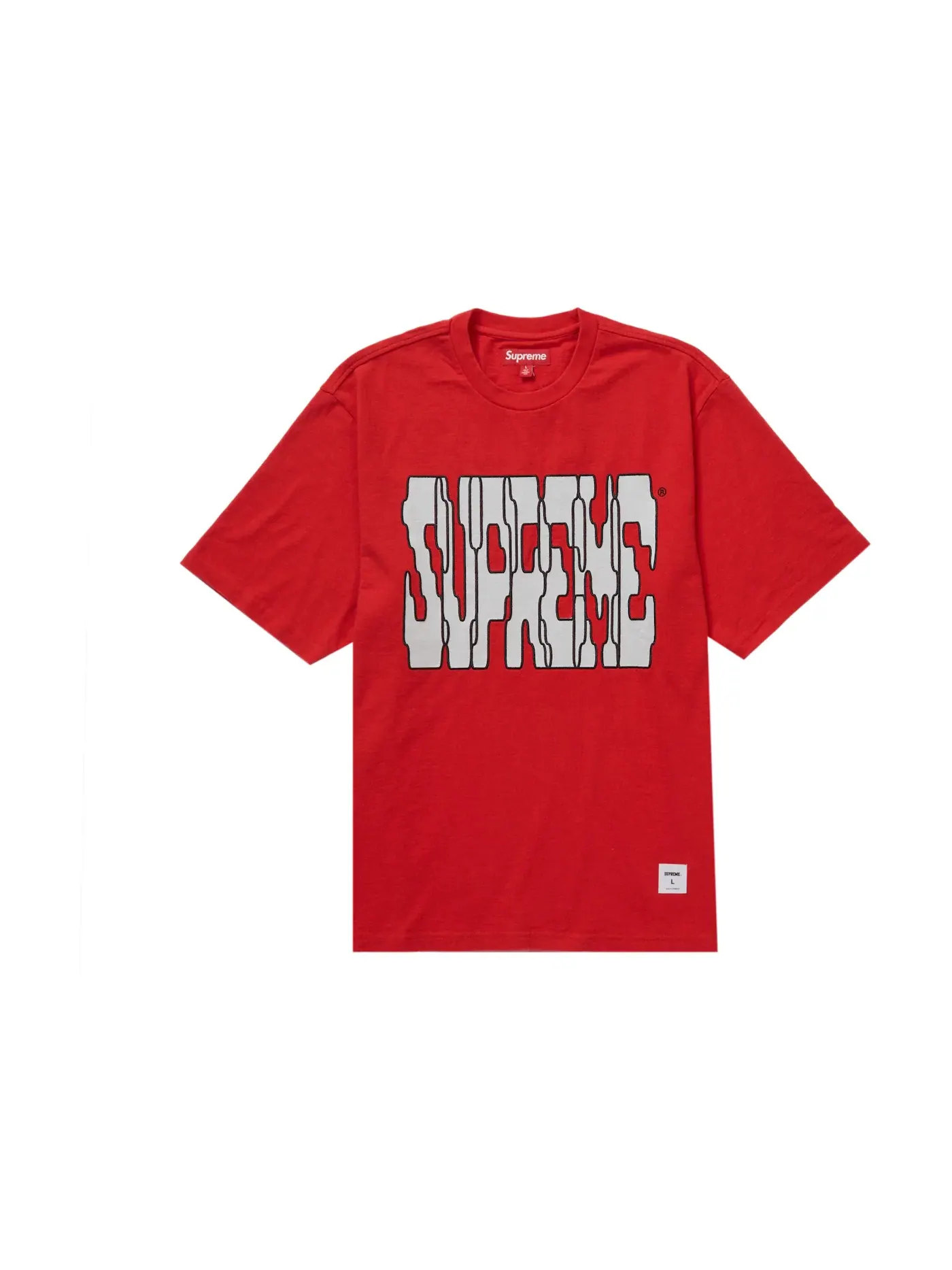 Мужская футболка Supreme Top — изображение 1 из 1, красный