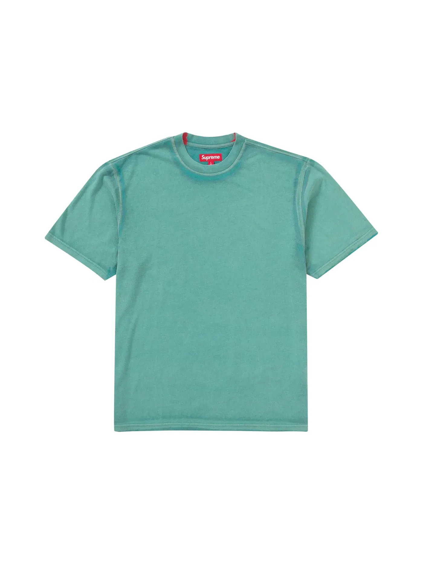 Мужская футболка с принтом Supreme Top — изображение 2 из 2, бирюзовый