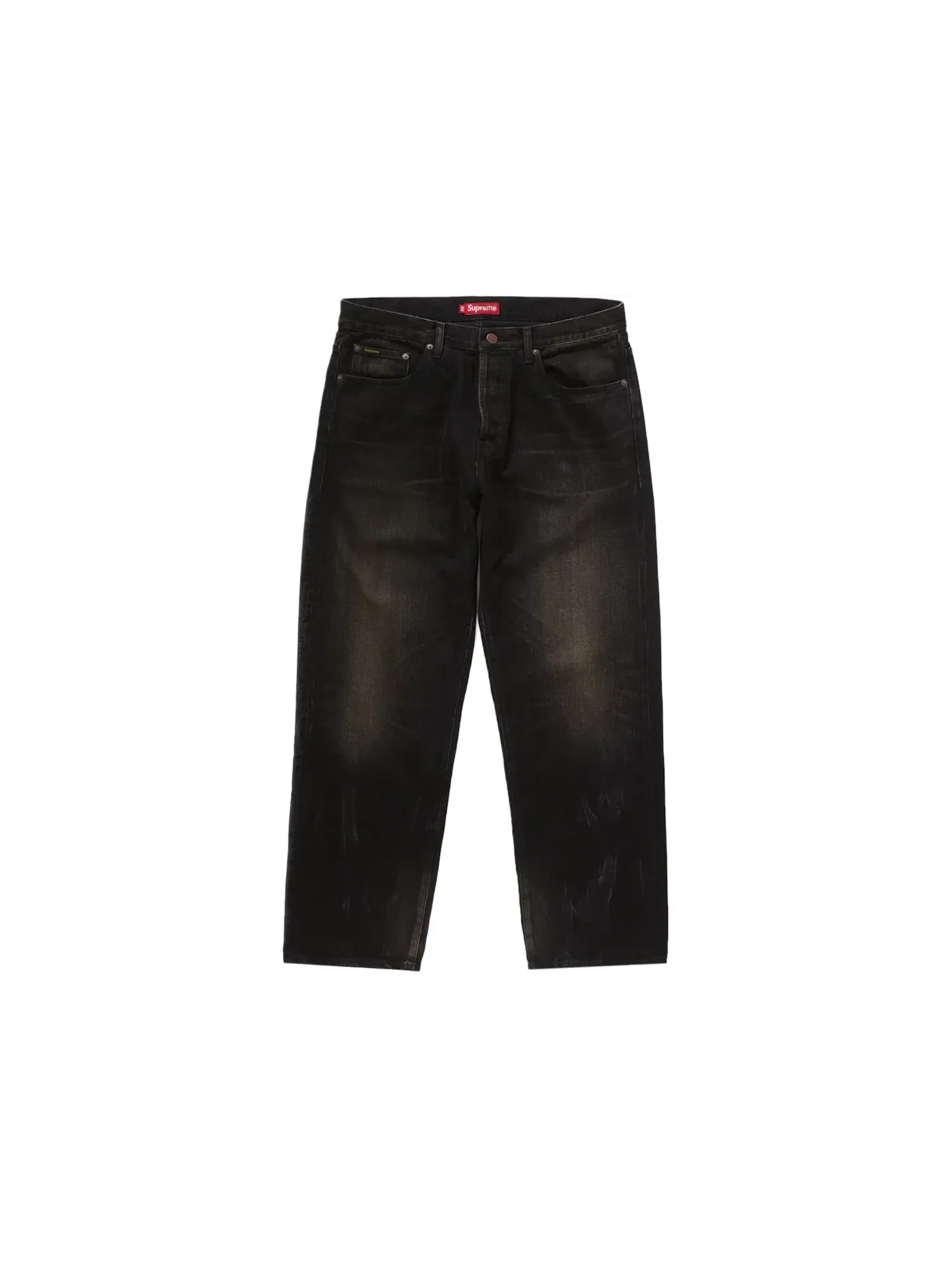 Мужские джинсы свободного кроя Supreme Jean (FW24) — изображение 1 из 2, черный