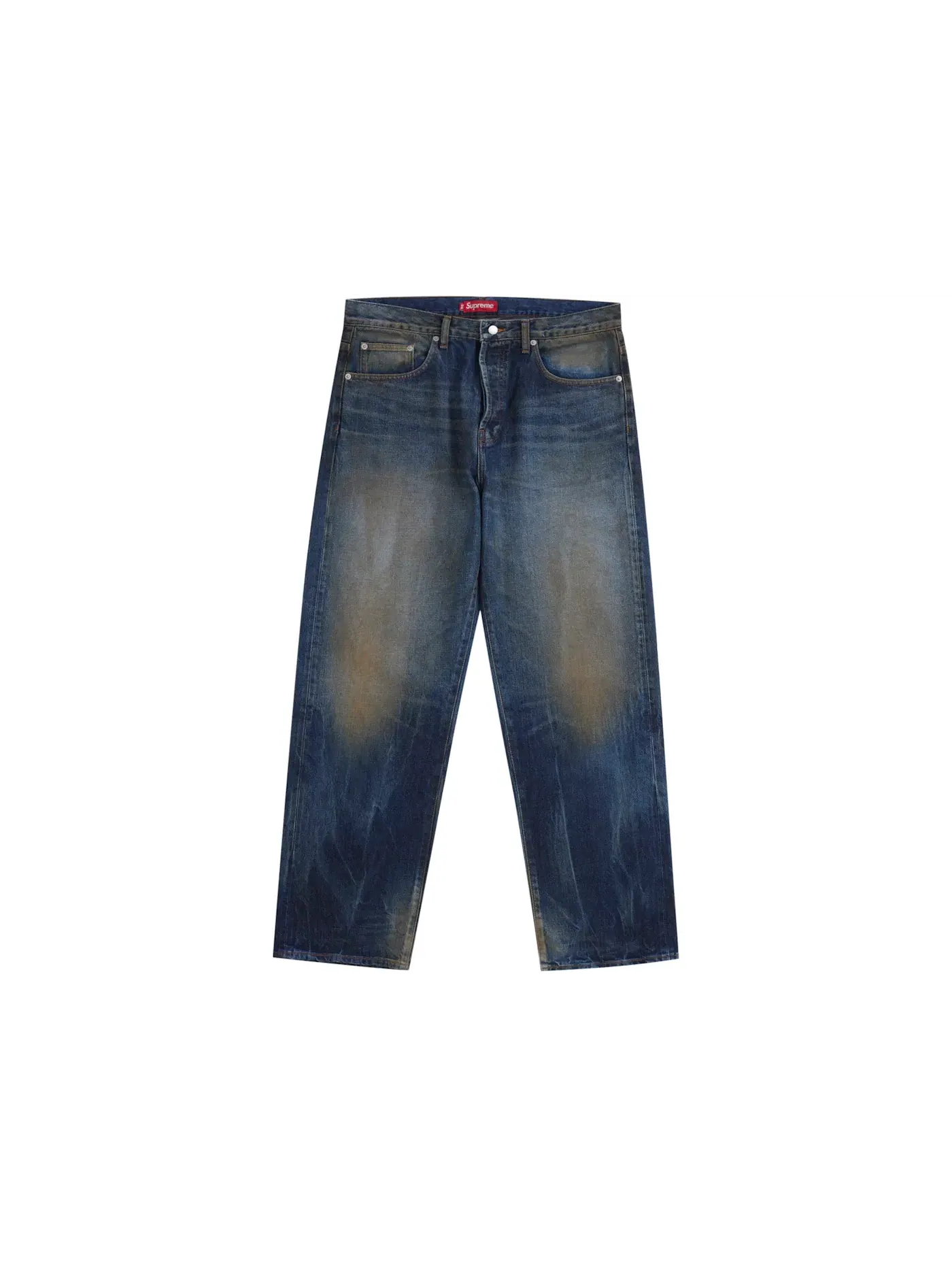 Мужские джинсы свободного кроя Supreme Jean (SS25) — изображение 1 из 2, индиго