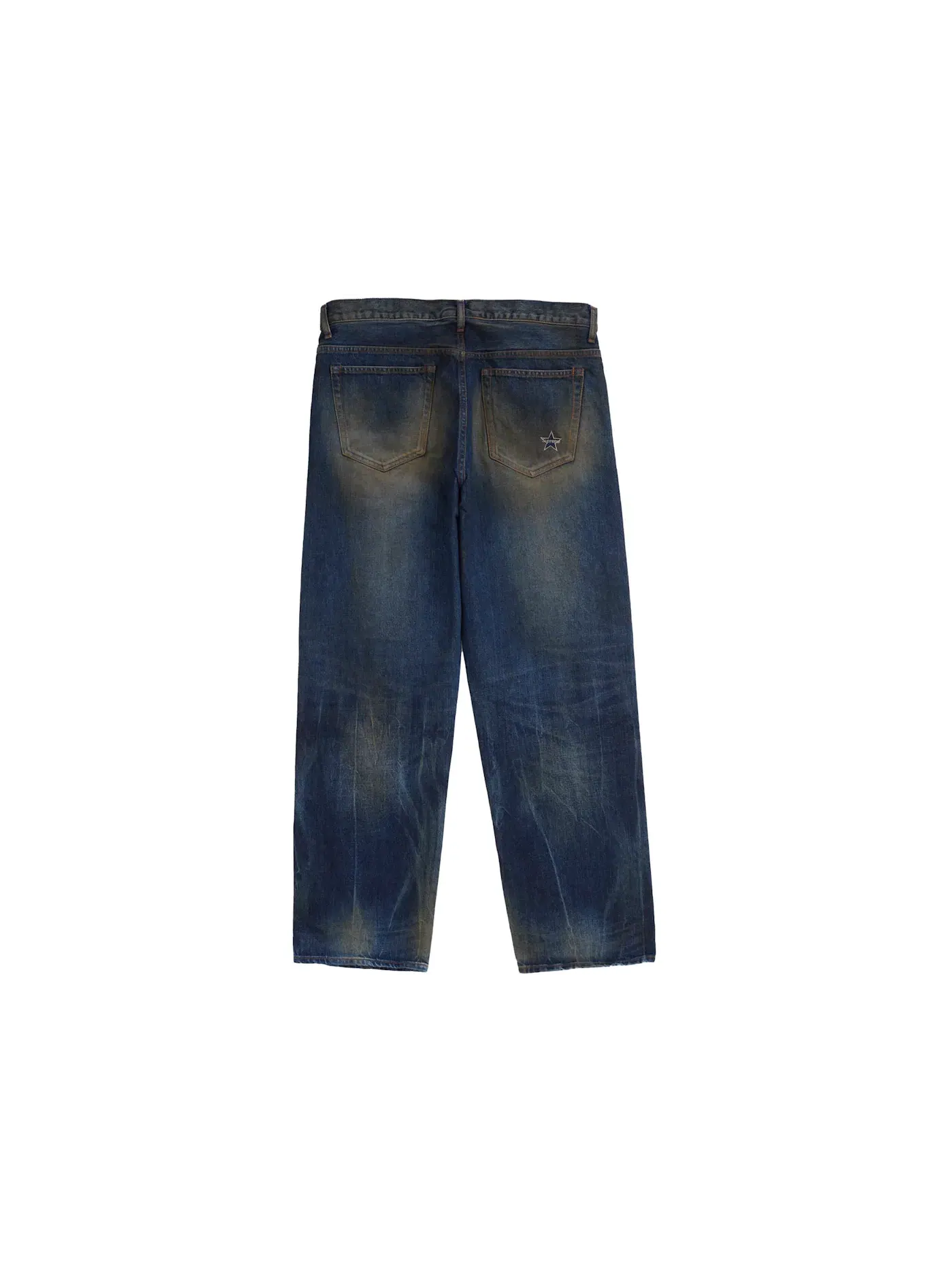 Мужские джинсы свободного кроя Supreme Jean (SS25) — изображение 2 из 2, индиго