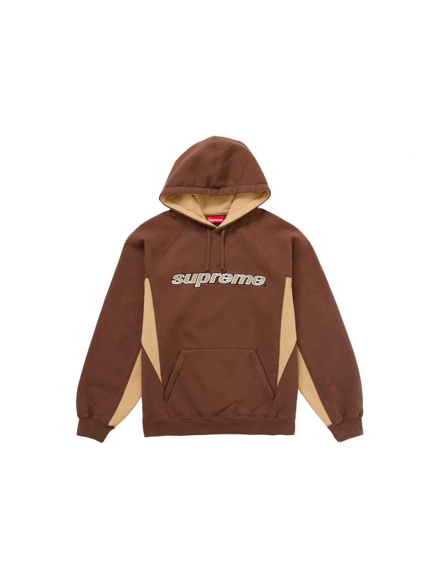 Мужская худи с капюшоном Supreme Sweatshirt — изображение 1 из 2, коричневый