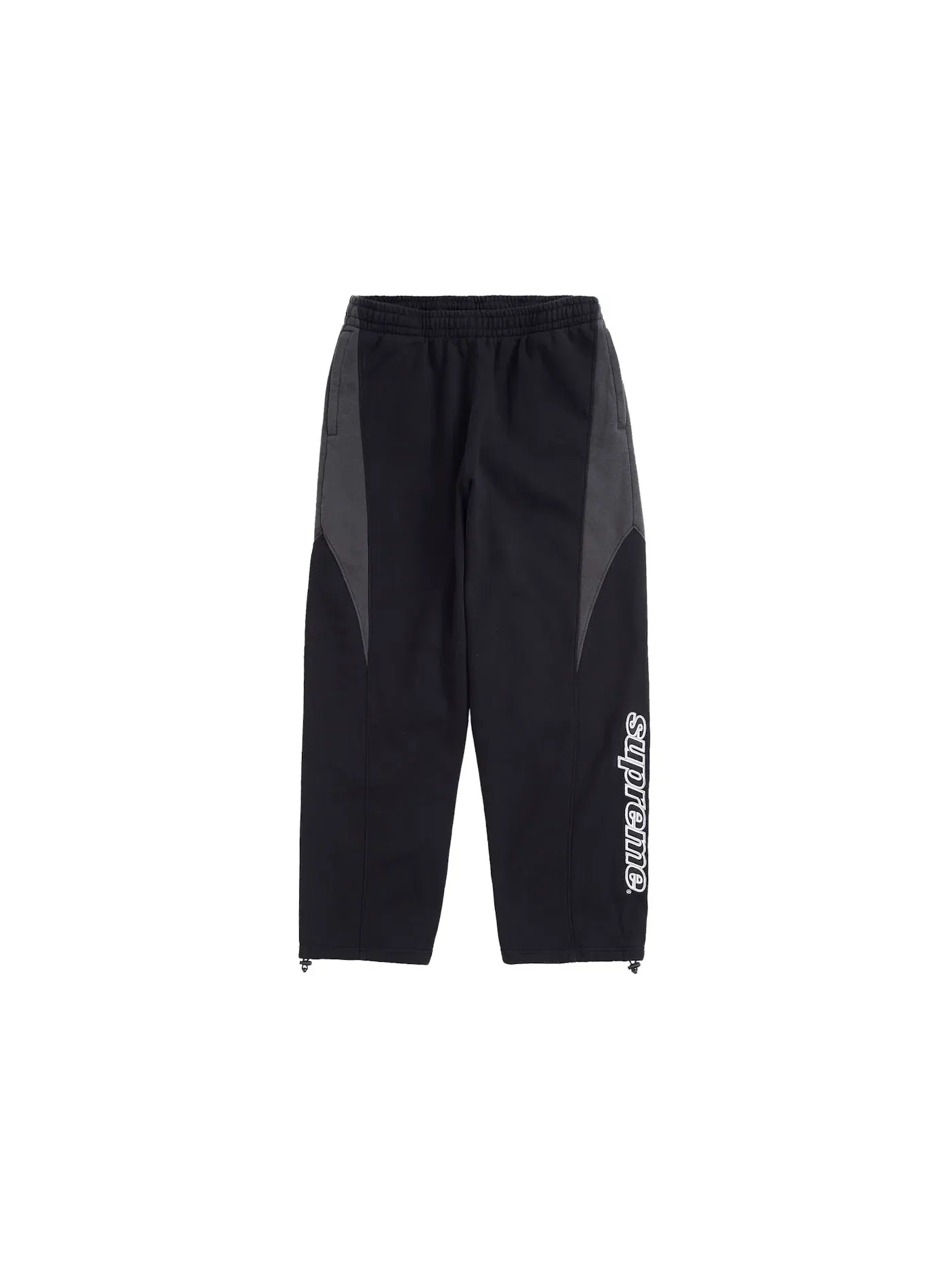 Мужские спортивные штаны с принтом Supreme Sweatpant — изображение 1 из 2, черный
