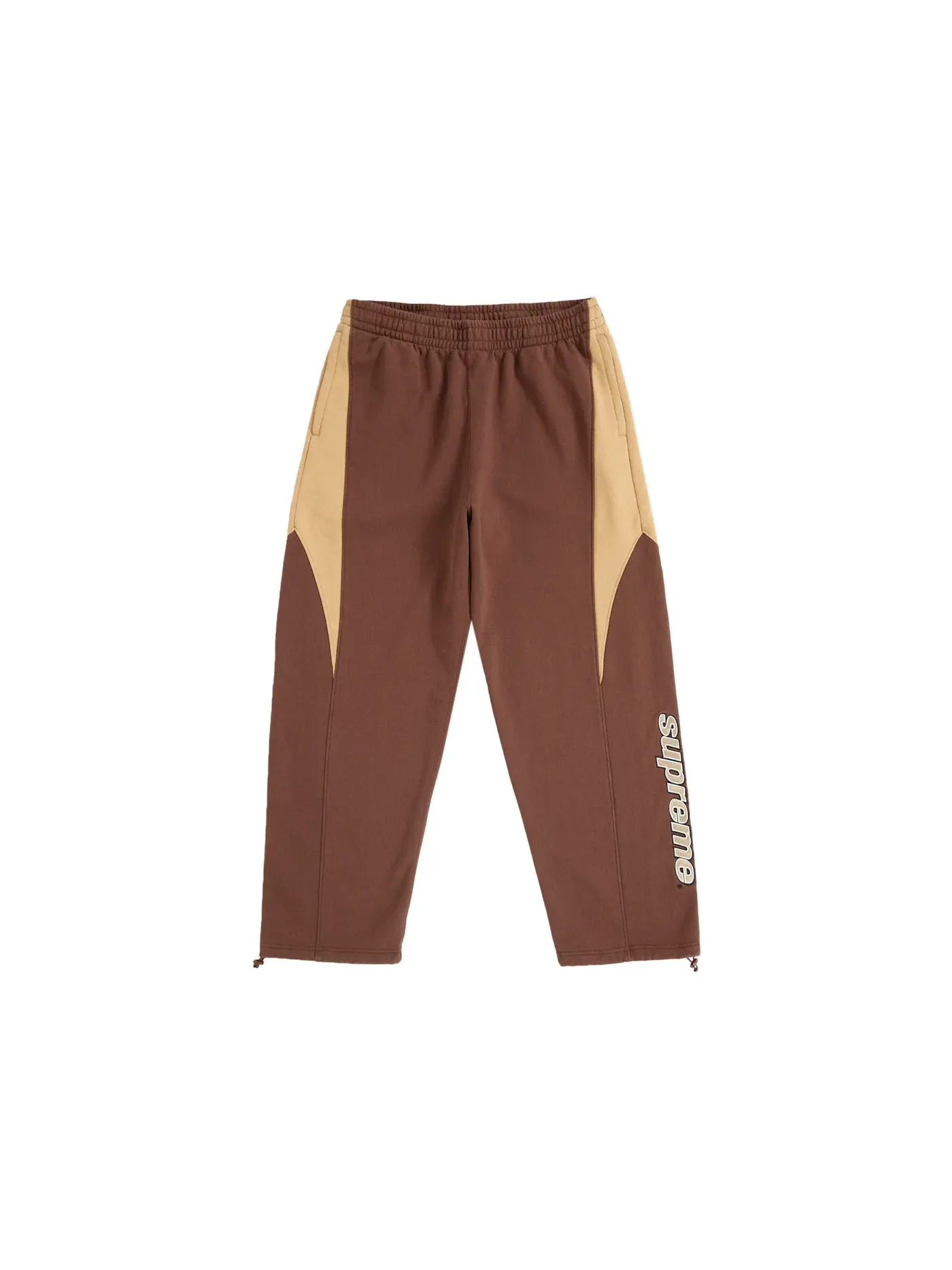 Мужские спортивные штаны с принтом Supreme Sweatpant — изображение 1 из 2, коричневый