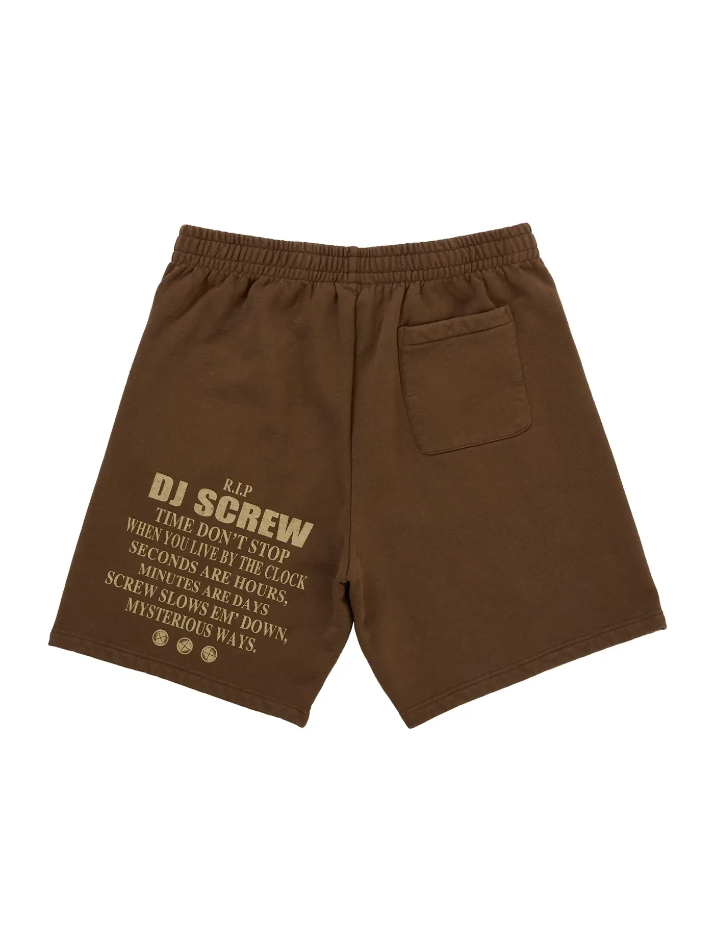Мужские шорты с принтом Sweatshort Supreme — изображение 2 из 2, коричневый