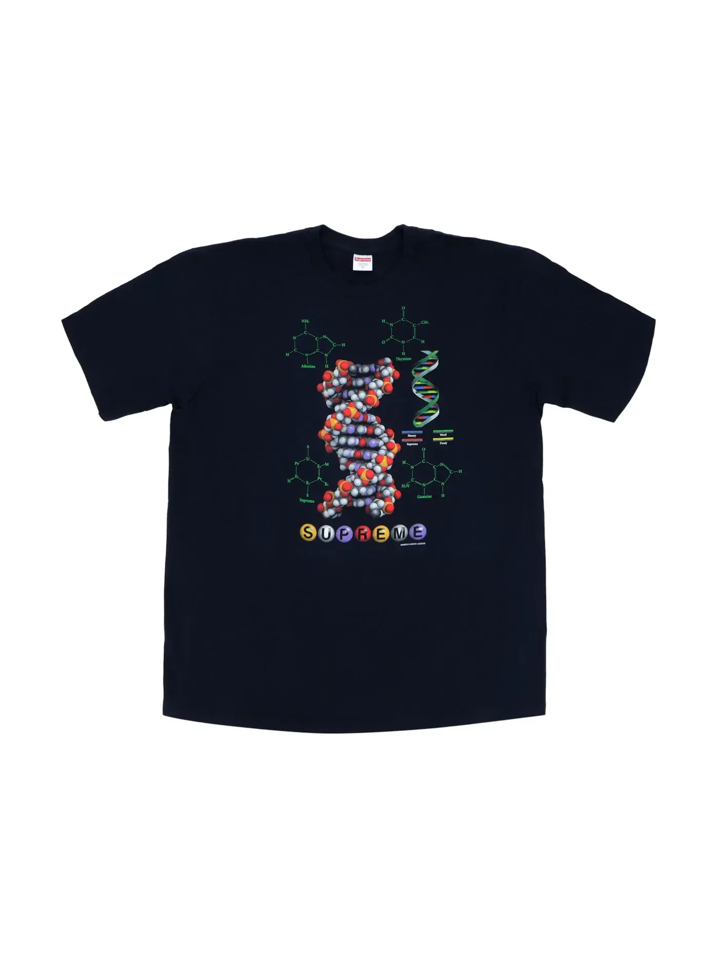 Мужская футболка Supreme Tee — изображение 1 из 1, черный