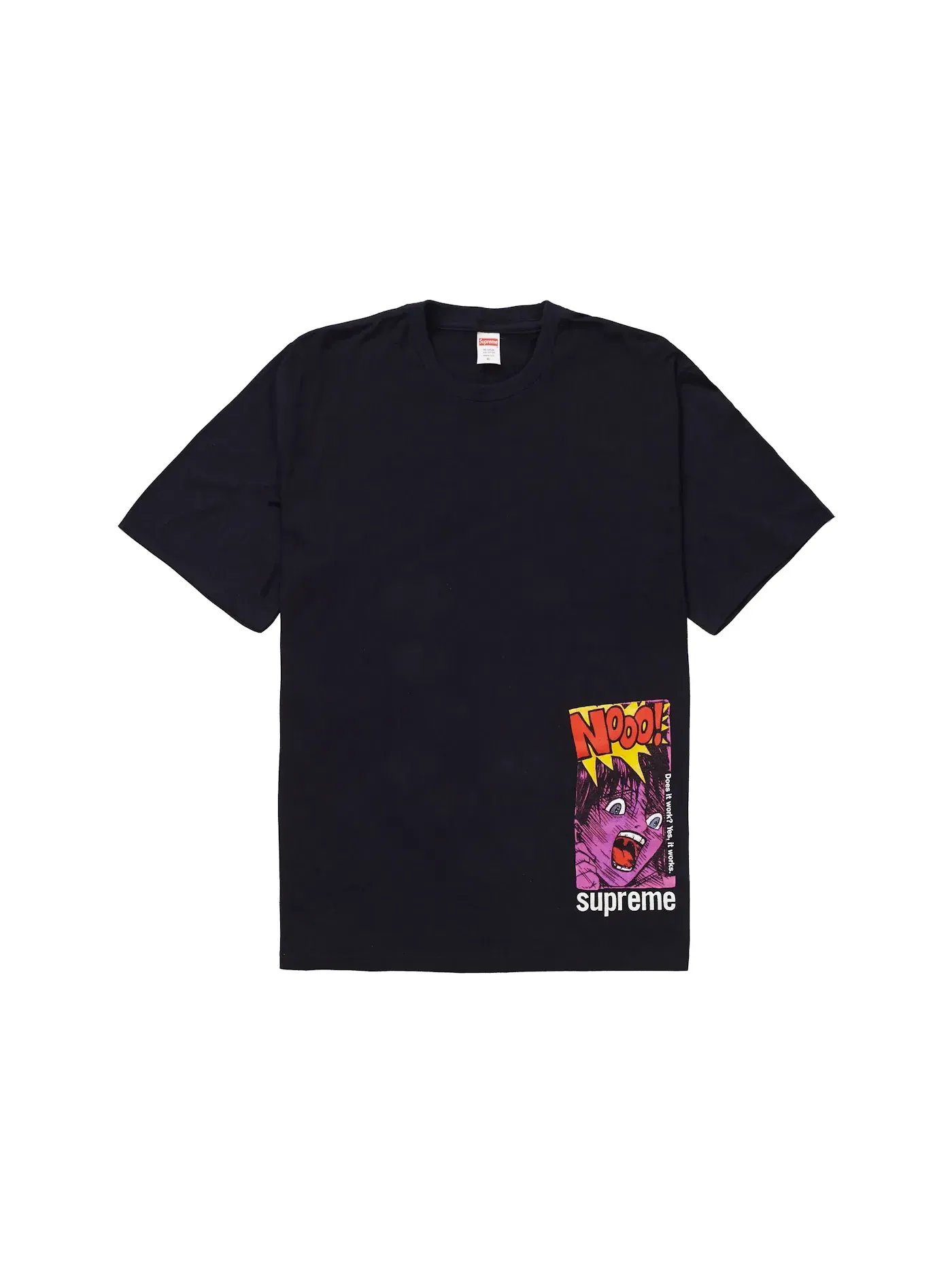 Мужская футболка с принтом Supreme Tee — изображение 1 из 1, черный