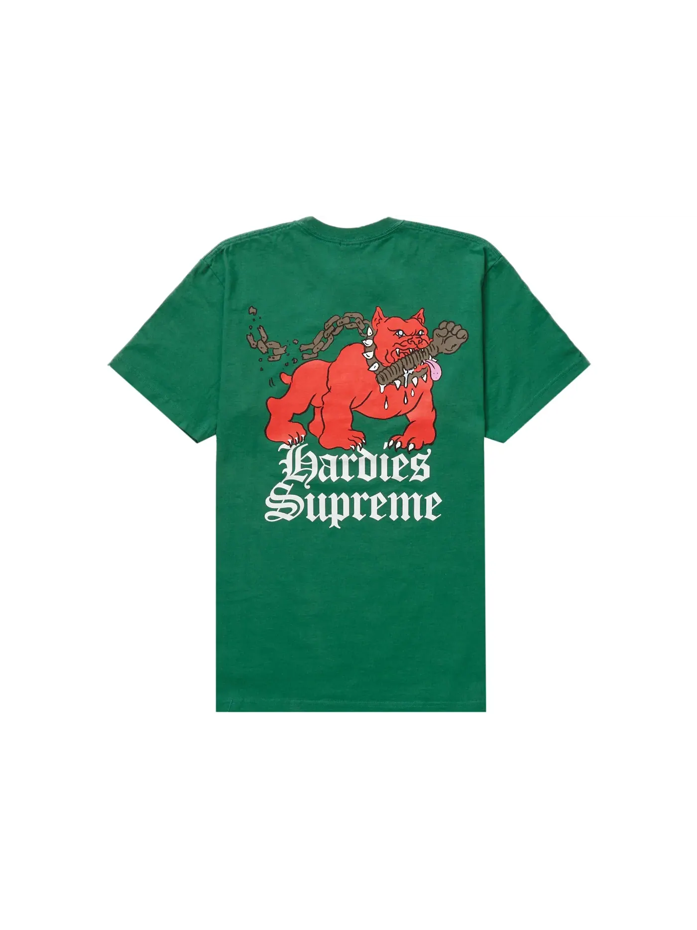 Мужская футболка с принтом Supreme Tee — изображение 1 из 2, зеленый
