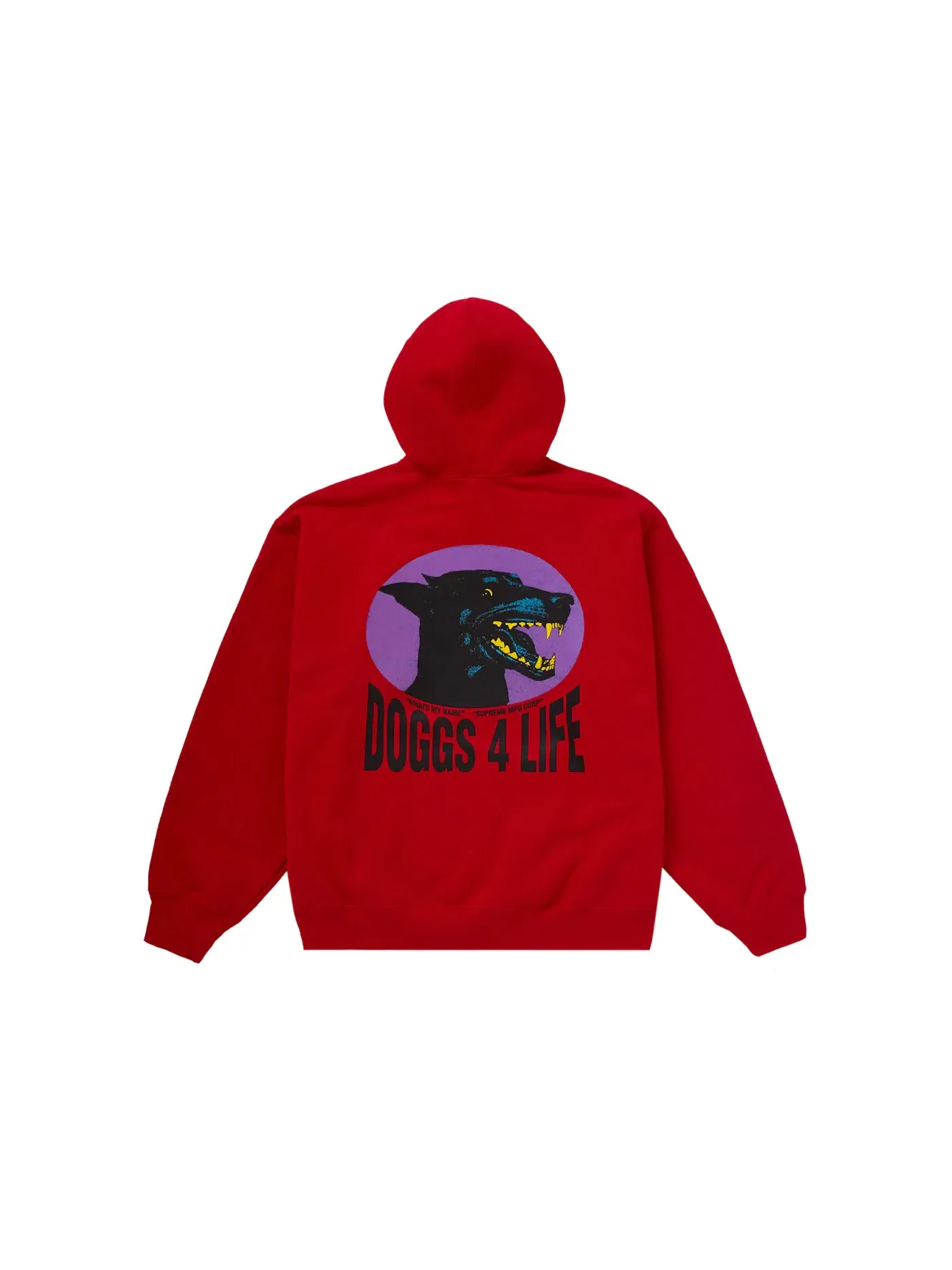 Мужской худи с принтом Supreme Red — изображение 1 из 2