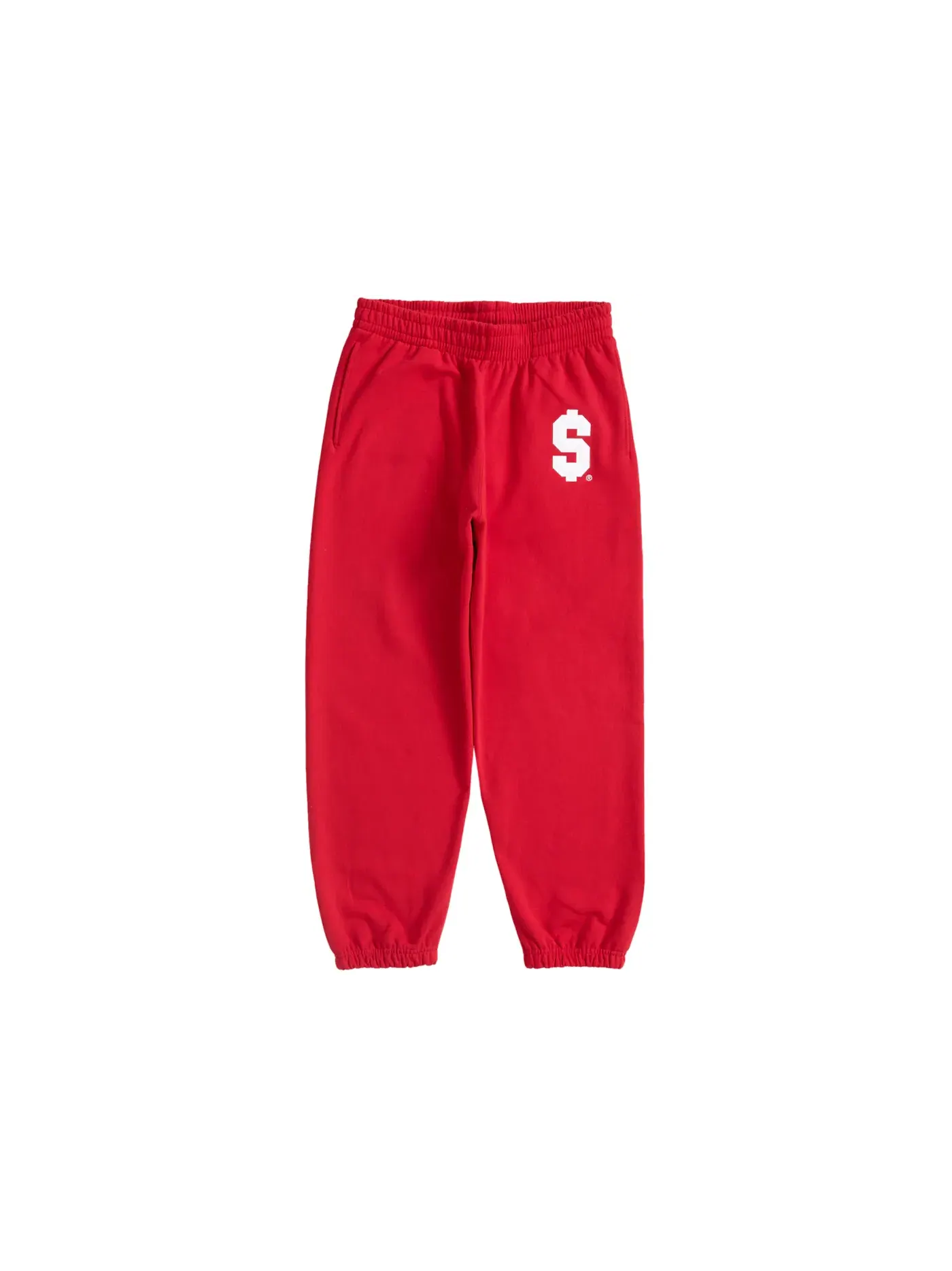 Мужские спортивные штаны с принтом Sweatpant Supreme — изображение 1 из 2, красный