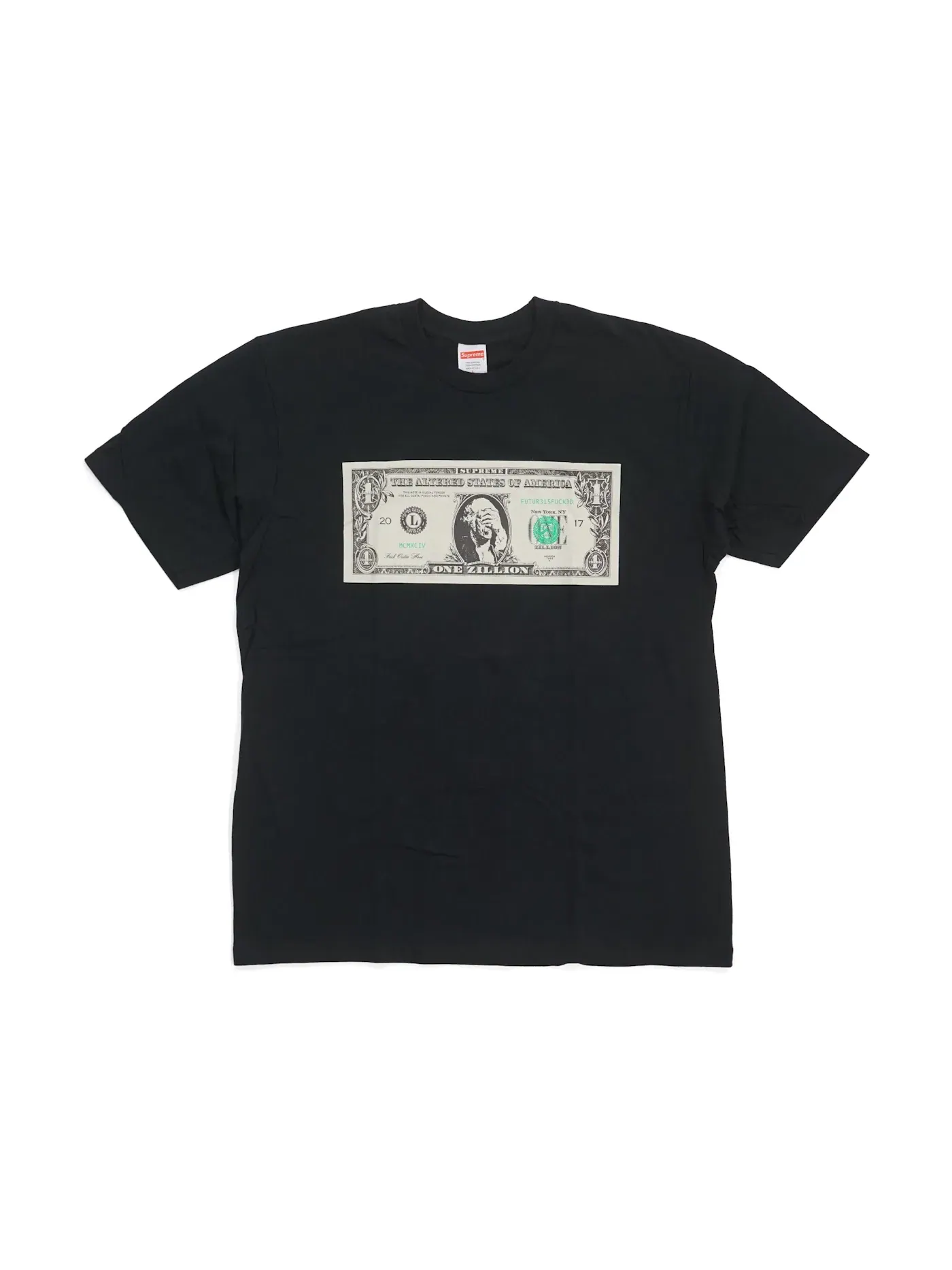 Мужская футболка с принтом Supreme Tee — изображение 1 из 1, черный