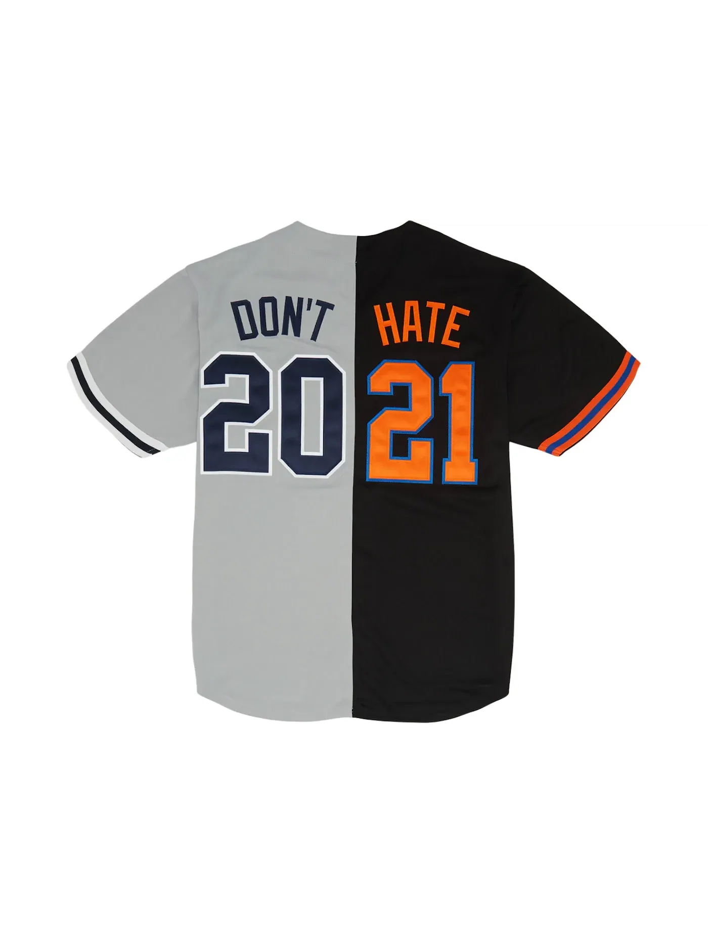 Мужская джерси Supreme Don't Hate Baseball Jersey — изображение 2 из 2, черный