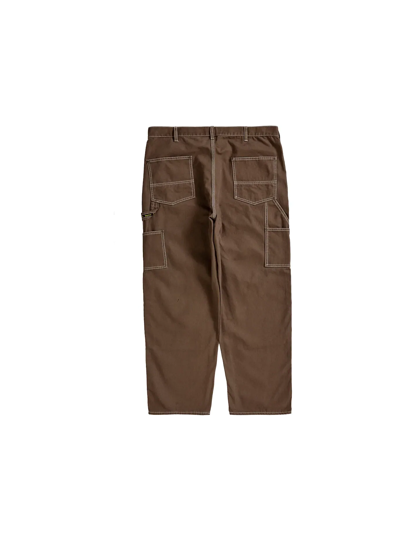Мужские штаны Supreme Double Knee Canvas Painter Pant — изображение 2 из 2, коричневый