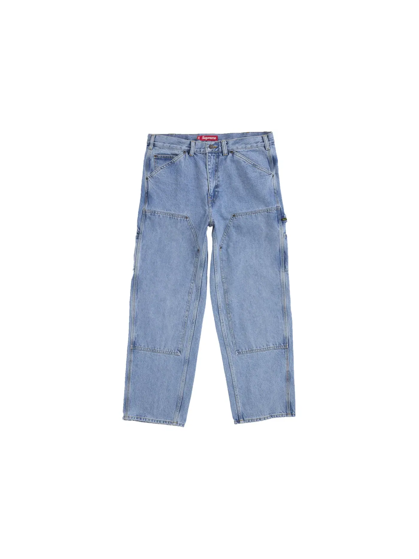 Мужские джинсы Supreme Double Knee Painter Pant (FW24) — изображение 1 из 2, индиго