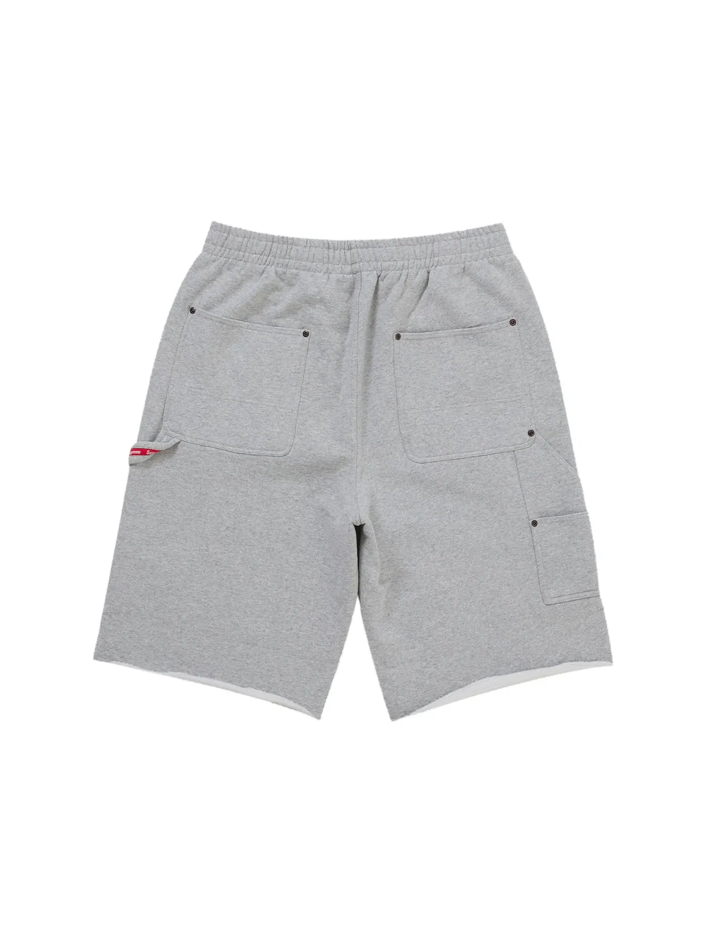 Мужские шорты с двойным наколенником из футера Sweatshort Supreme — изображение 2 из 2, серый