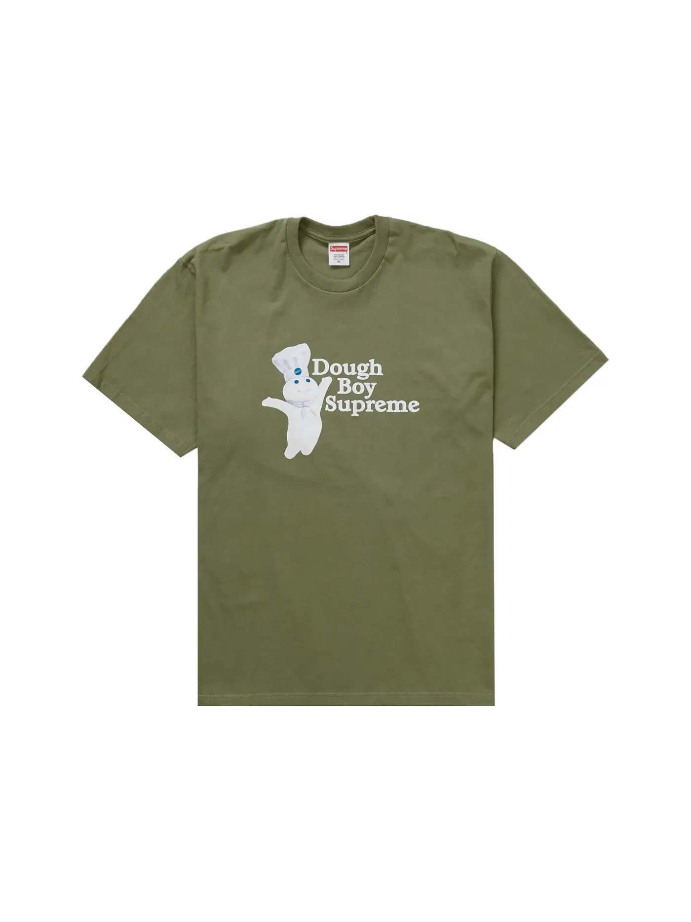 Мужская футболка Supreme Tee — изображение 1 из 1, светлый оливковый