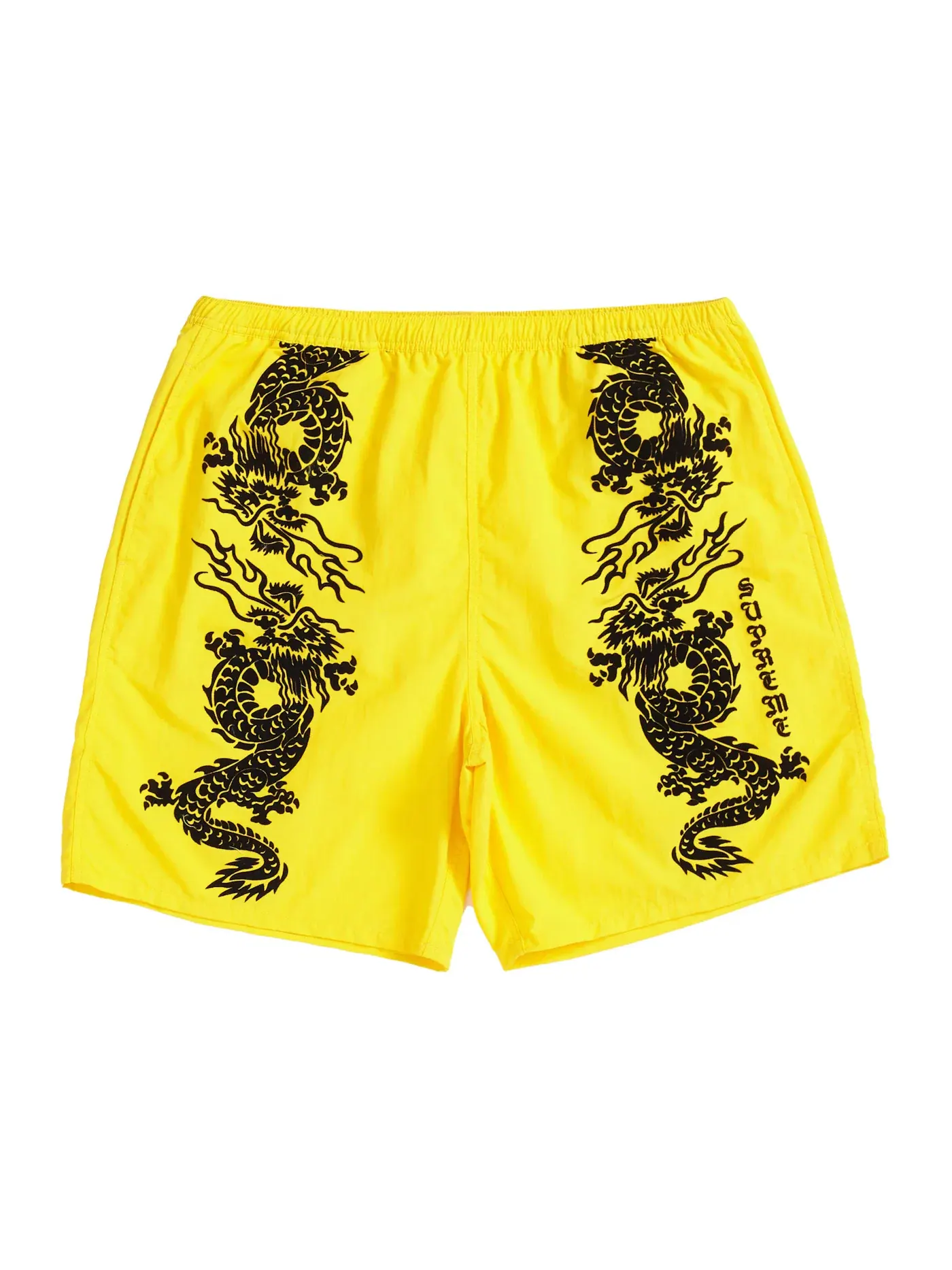Мужские шорты с принтом Supreme Short — изображение 1 из 2, желтый