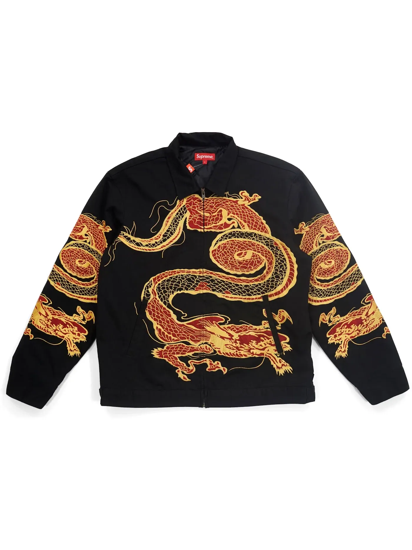 Мужская куртка с принтом Dragon Jacket Supreme — изображение 1 из 3, черный