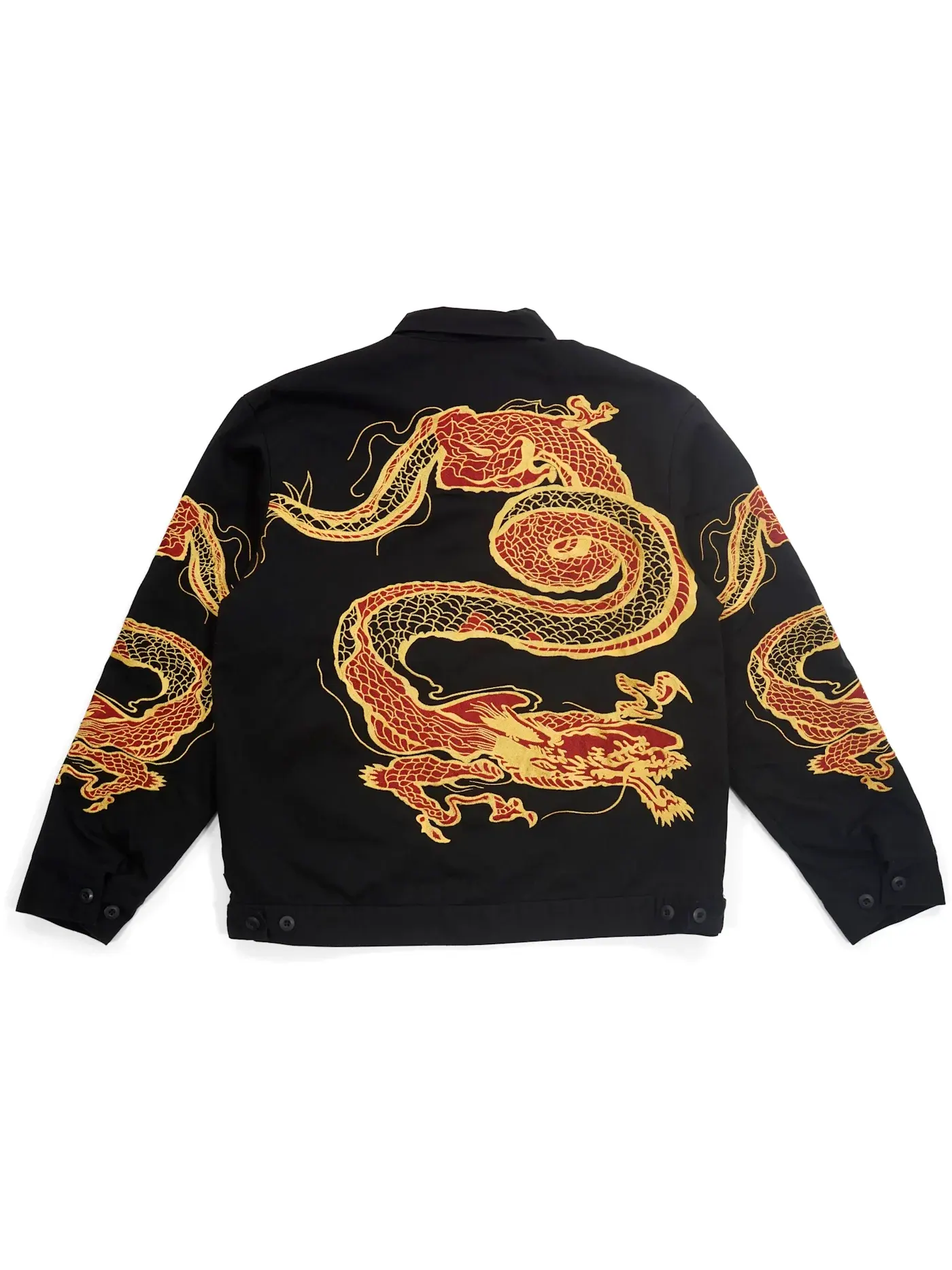 Мужская куртка с принтом Dragon Jacket Supreme — изображение 3 из 3, черный