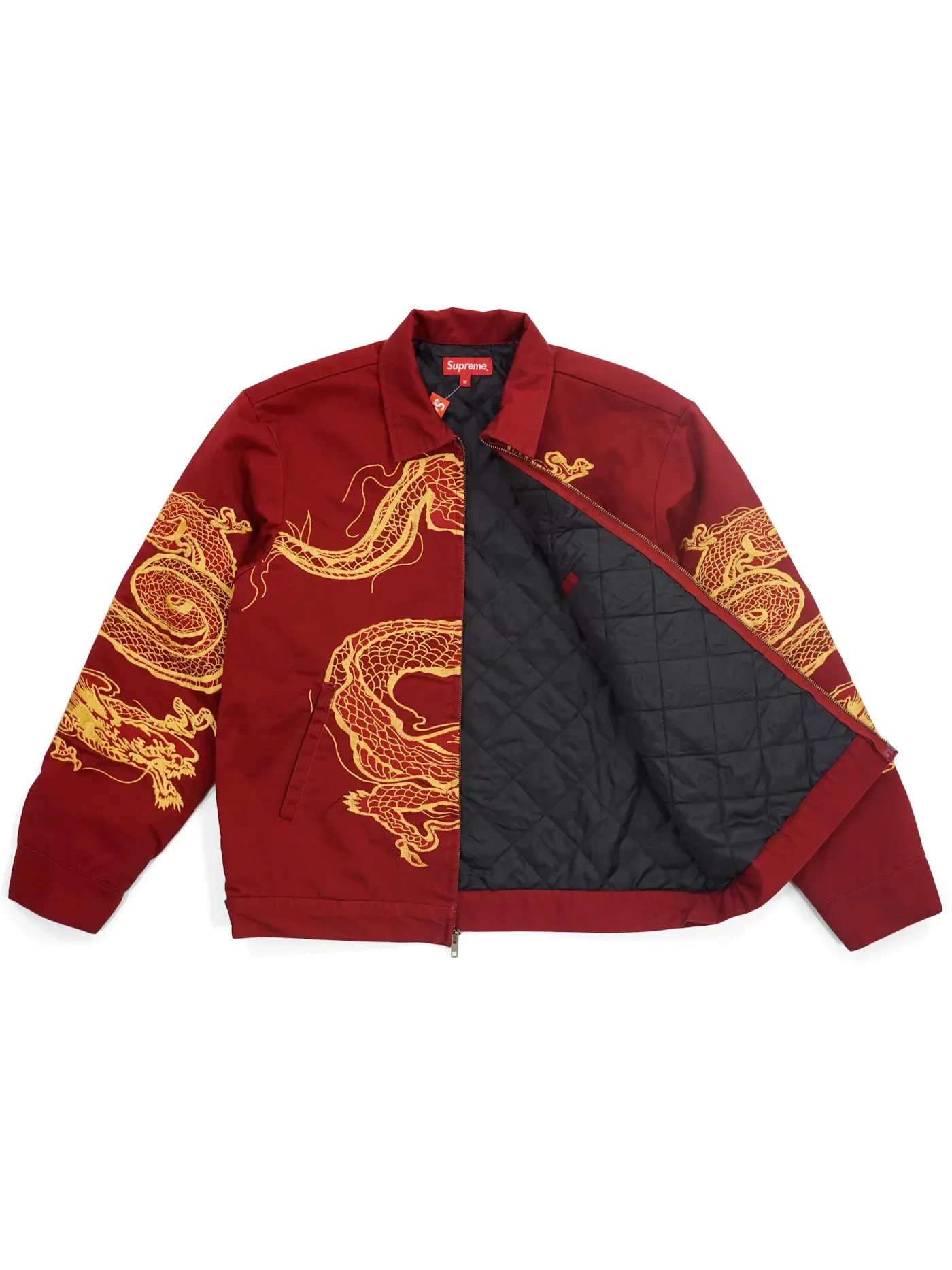 Мужская куртка-рабочая Supreme Dragon Work Jacket — изображение 2 из 3, красный