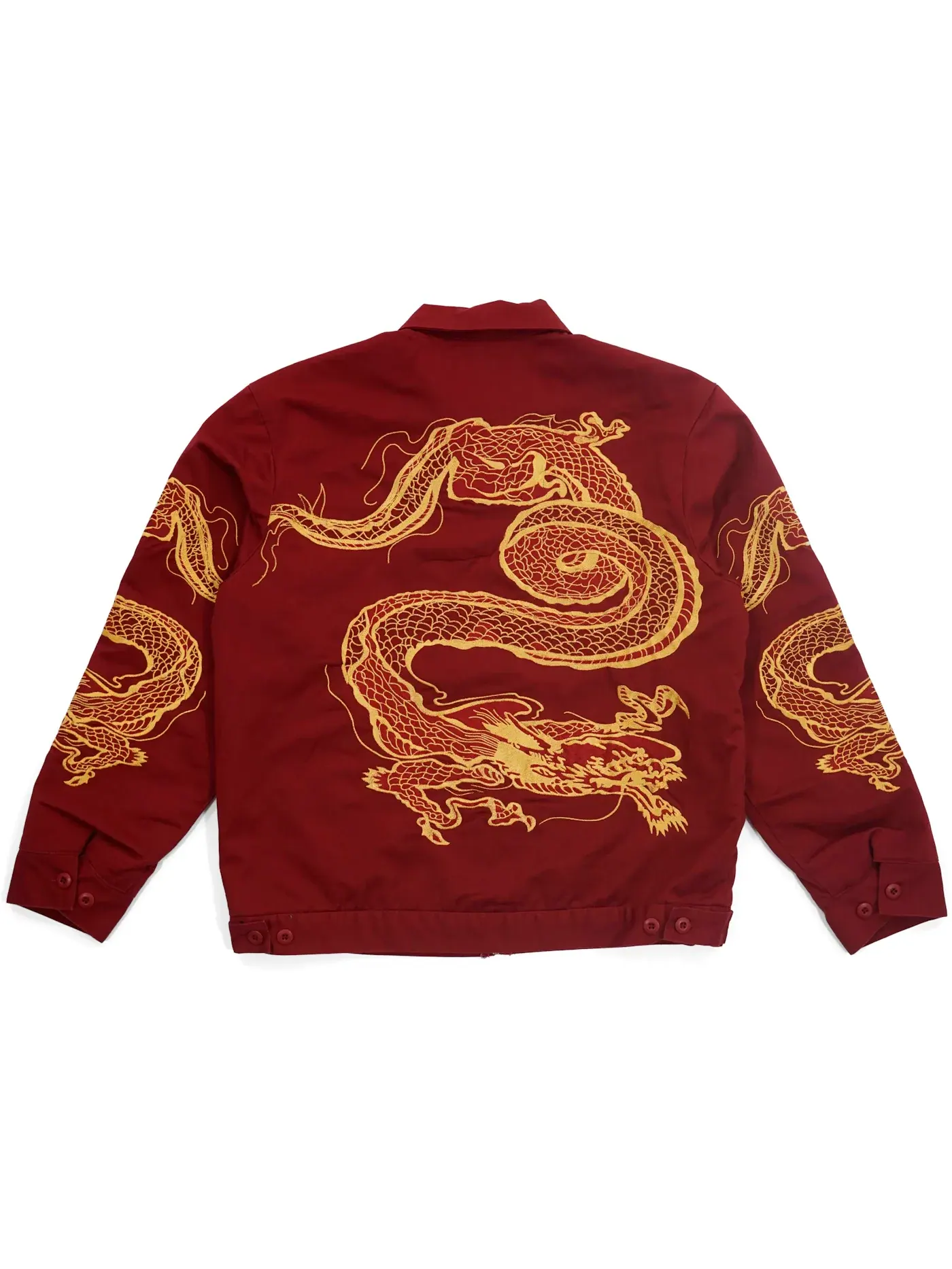 Мужская куртка-рабочая Supreme Dragon Work Jacket — изображение 3 из 3, красный