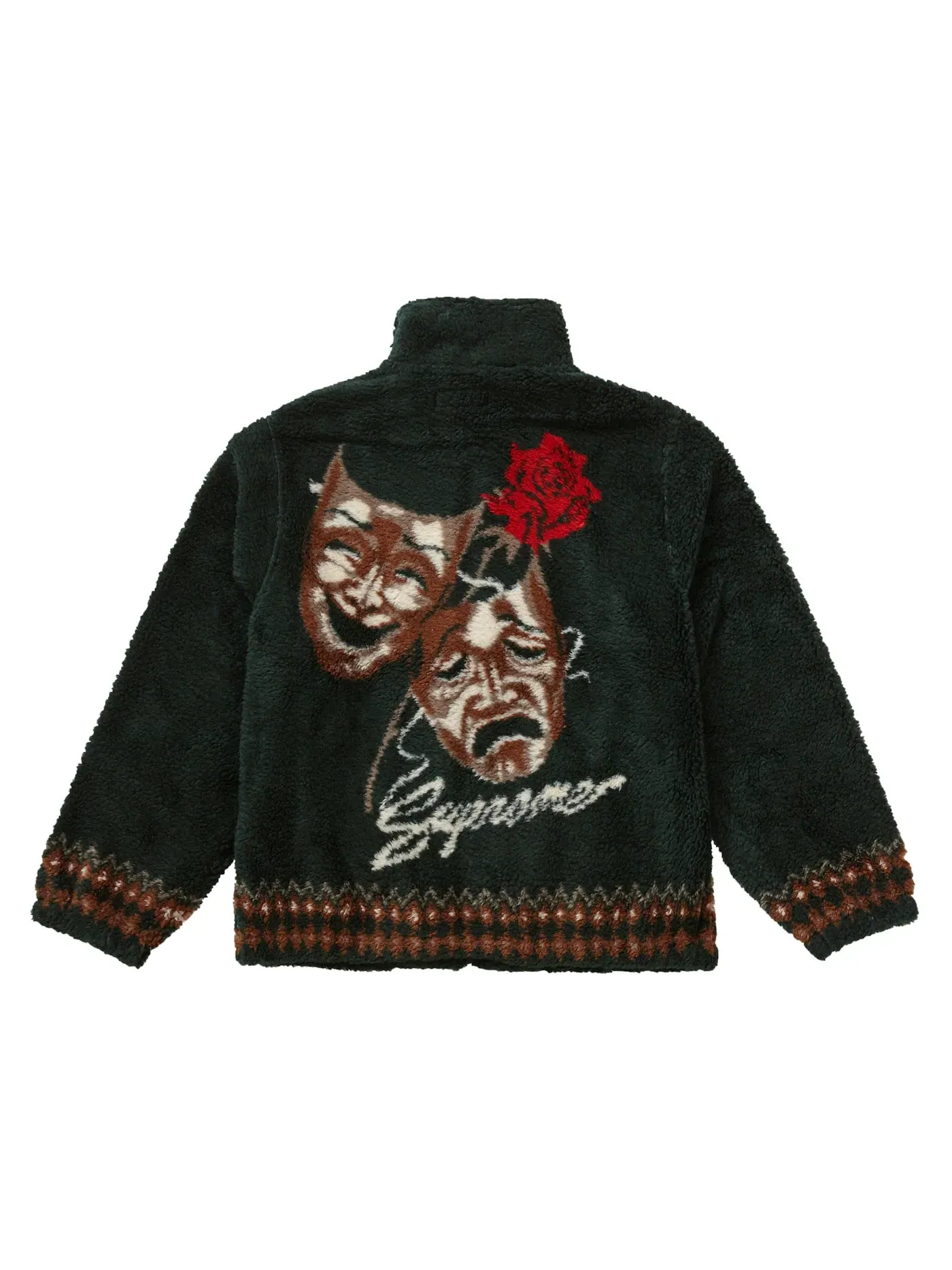Мужская куртка-флис Drama Mask Supreme — изображение 2 из 2, темный зеленый