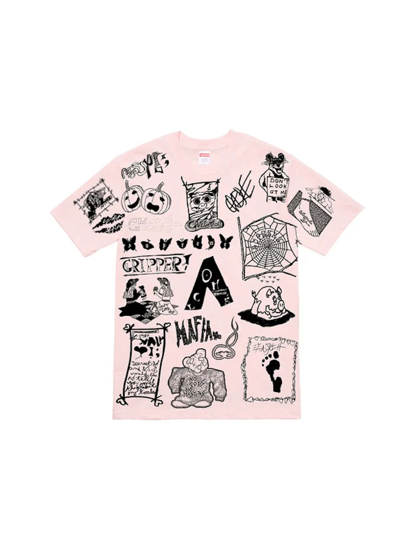 Мужская футболка Supreme Tee — изображение 1 из 1, бледный розовый