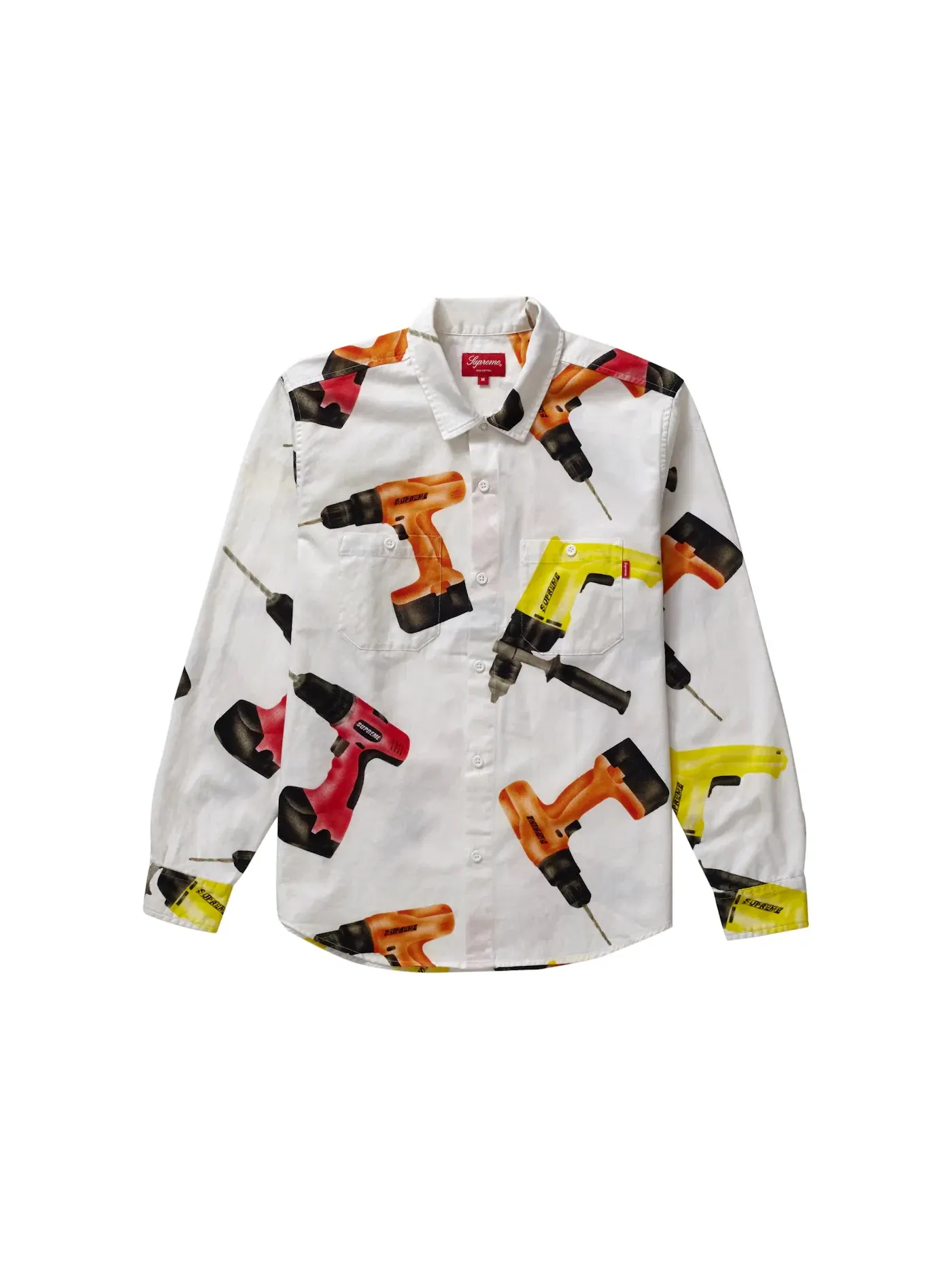 Мужская рубашка с длинным рукавом Supreme Shirt — изображение 1 из 1, белый
