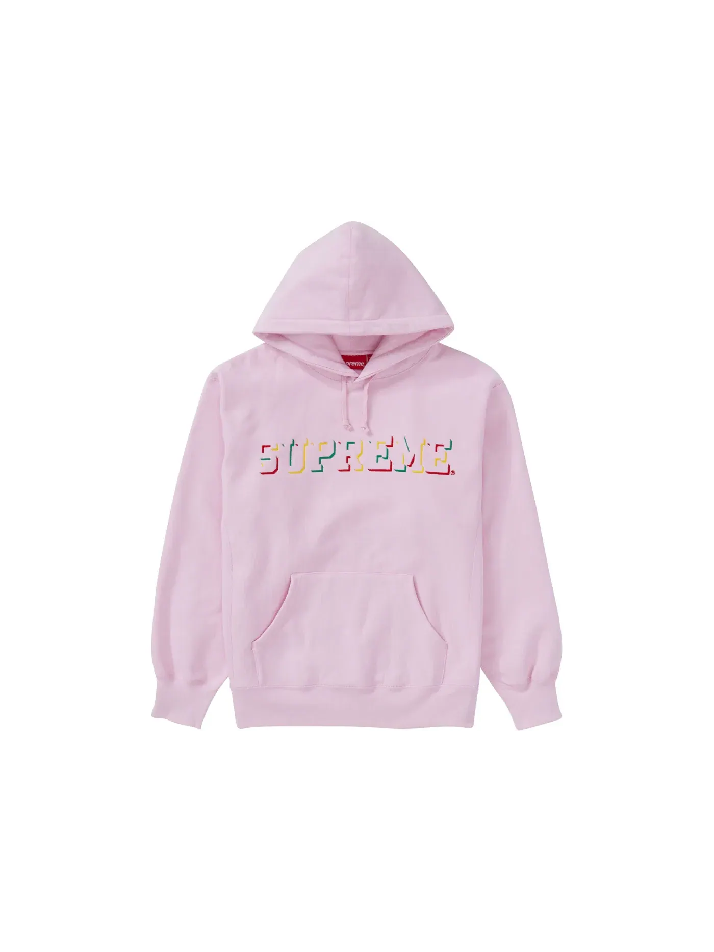 Мужской худи с капюшоном Supreme Hooded Sweatshirt — изображение 1 из 1, розовый