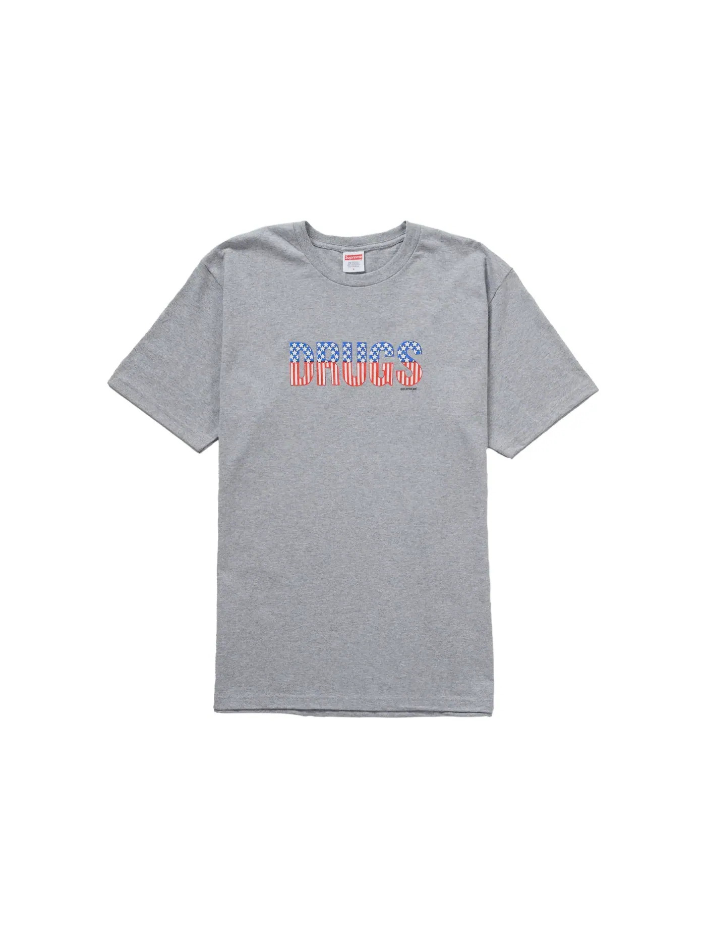 Мужская футболка с принтом Tee Supreme — изображение 1 из 1, серый