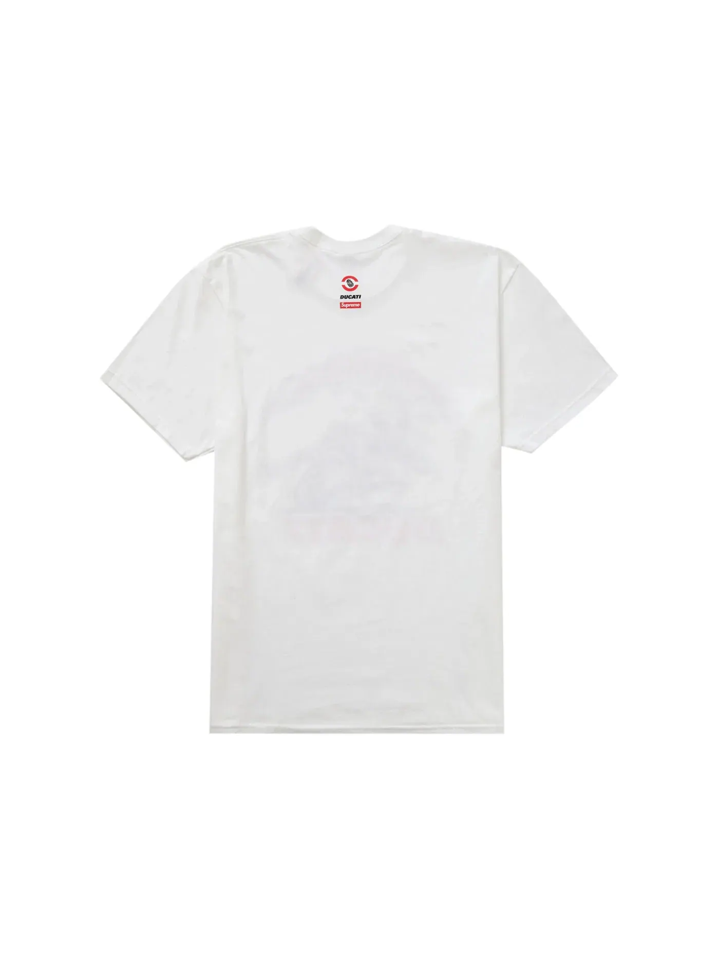 Мужская футболка с принтом Supreme Tee — изображение 2 из 2, белый