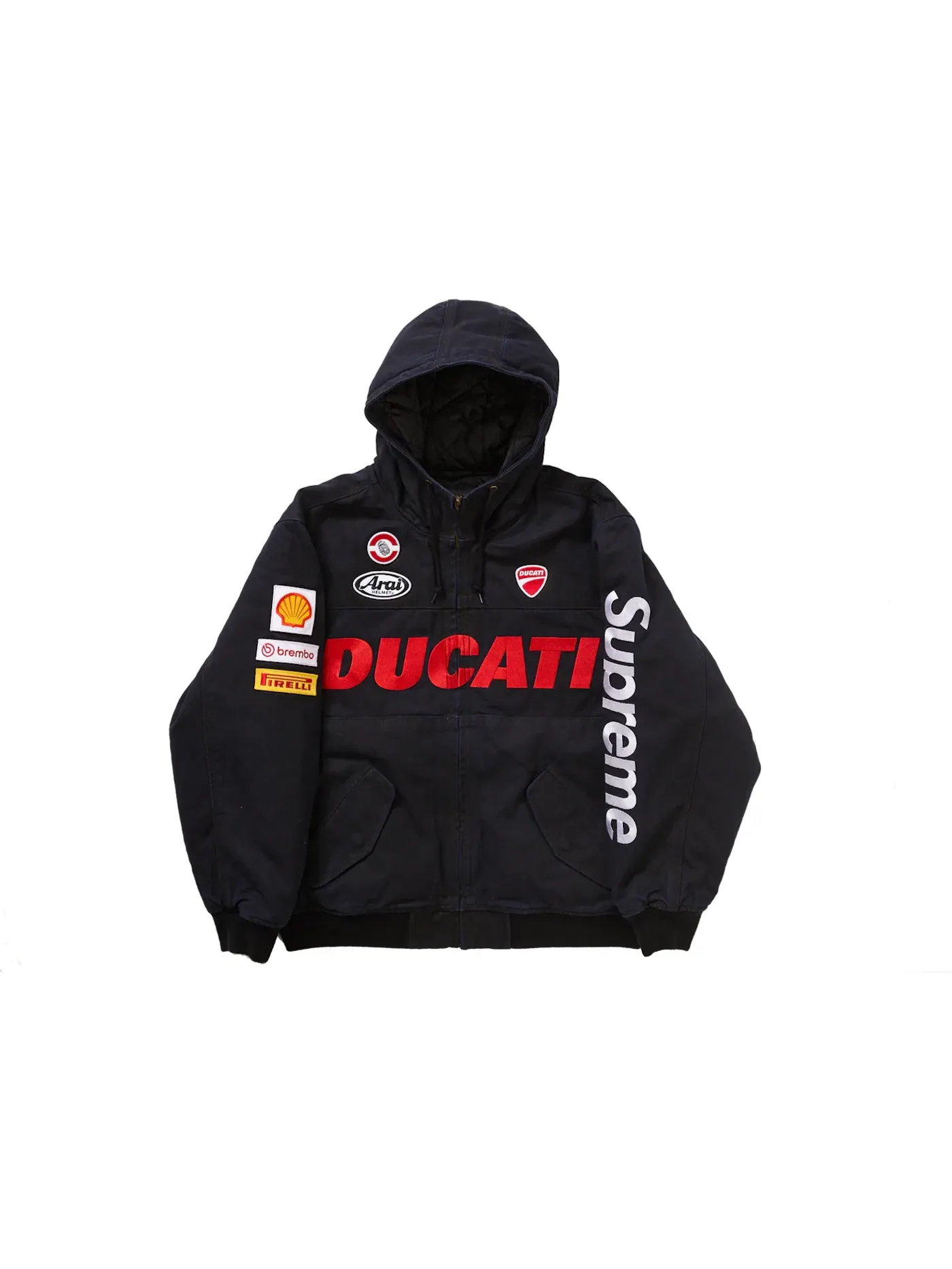 Мужская куртка рабочая с капюшоном Jacket Supreme — изображение 1 из 3, черный
