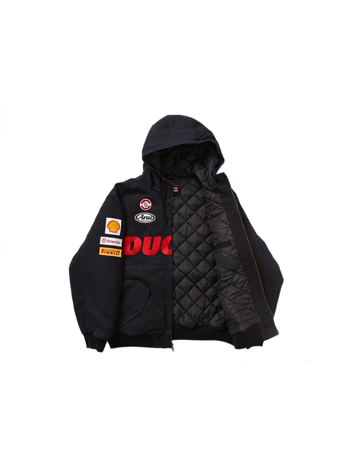 Мужская куртка рабочая с капюшоном Jacket Supreme — изображение 2 из 3, черный