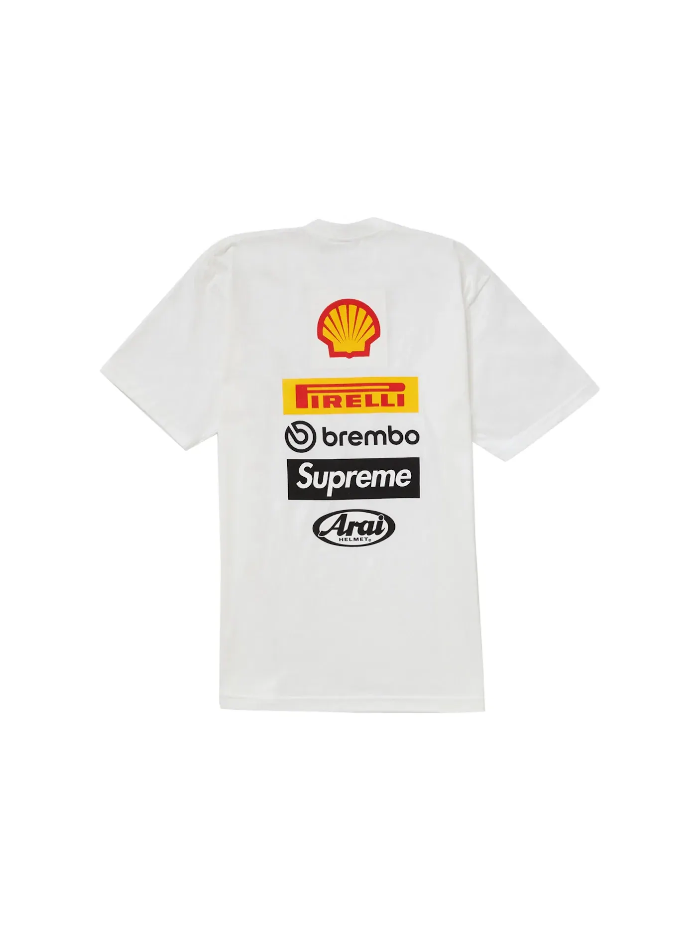 Мужская футболка с принтом Supreme Tee Supreme — изображение 1 из 2, белый