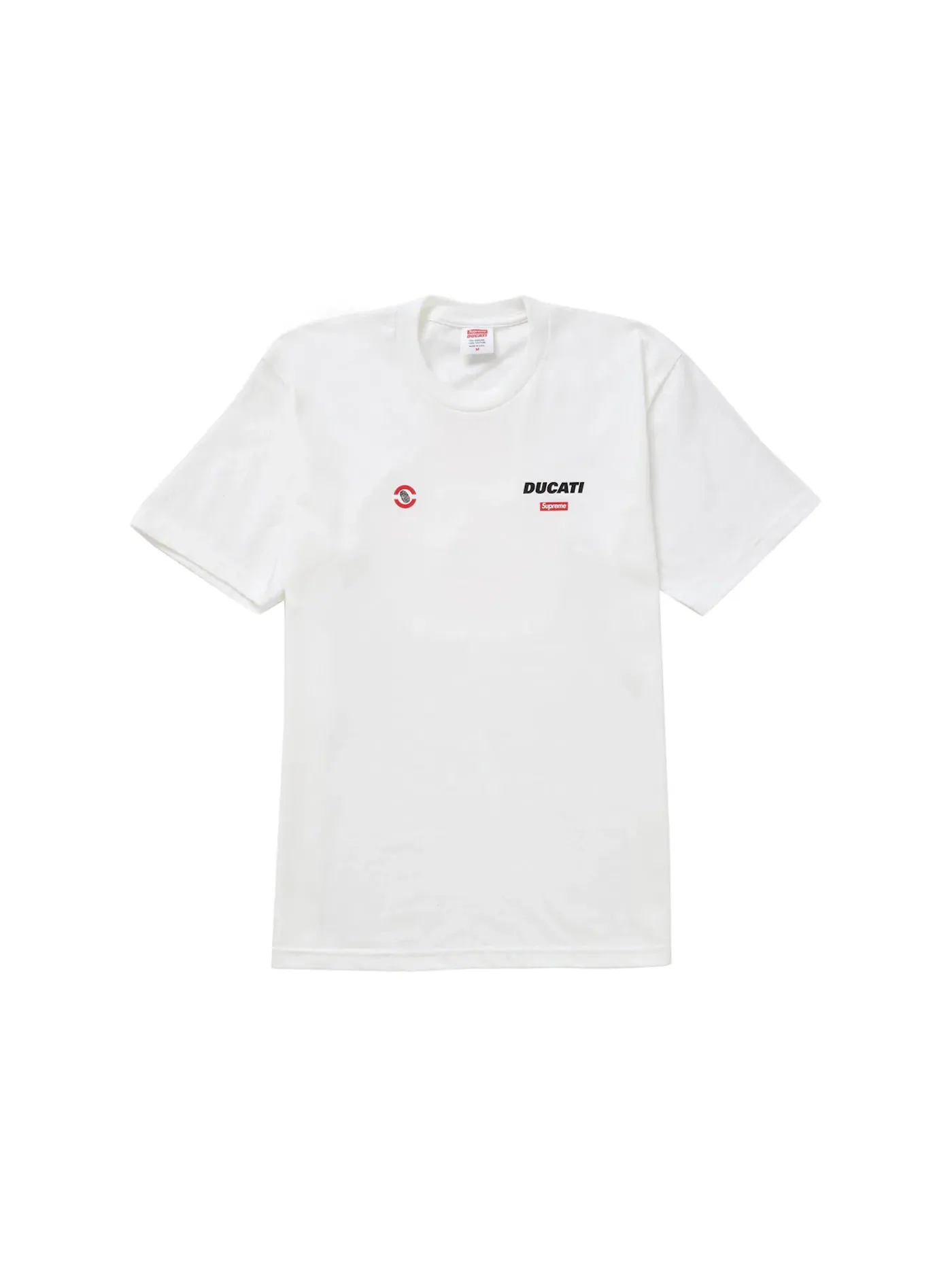 Мужская футболка с принтом Supreme Tee Supreme — изображение 2 из 2, белый
