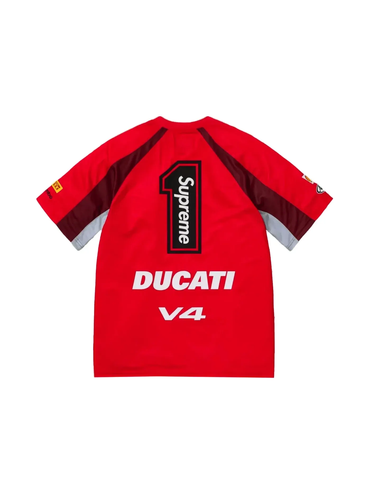 Мужская футболка с длинным рукавом Jersey Supreme — изображение 2 из 2, красный