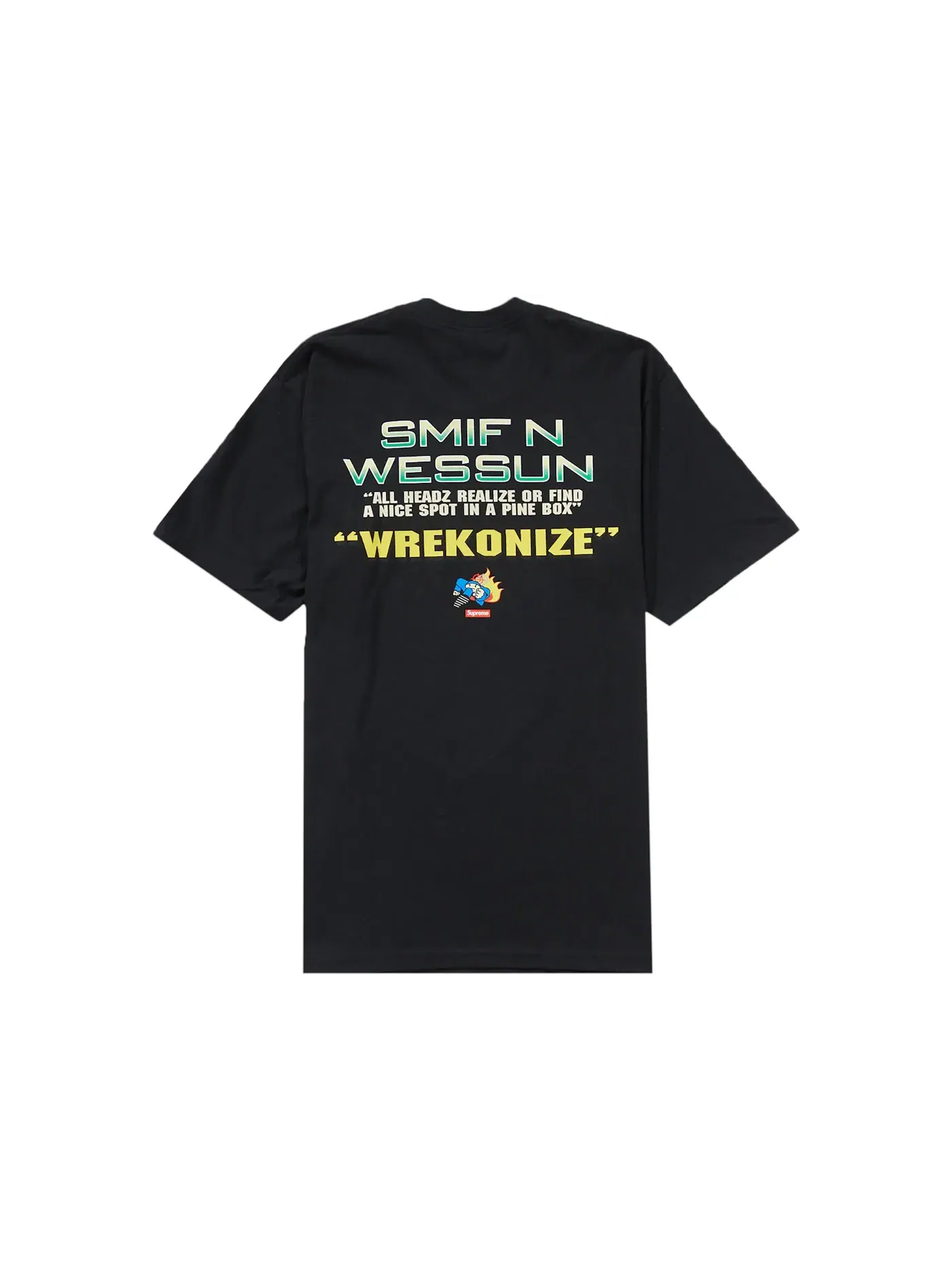 Мужская футболка с принтом Supreme Dah Shinin' Tee — изображение 2 из 2, черный