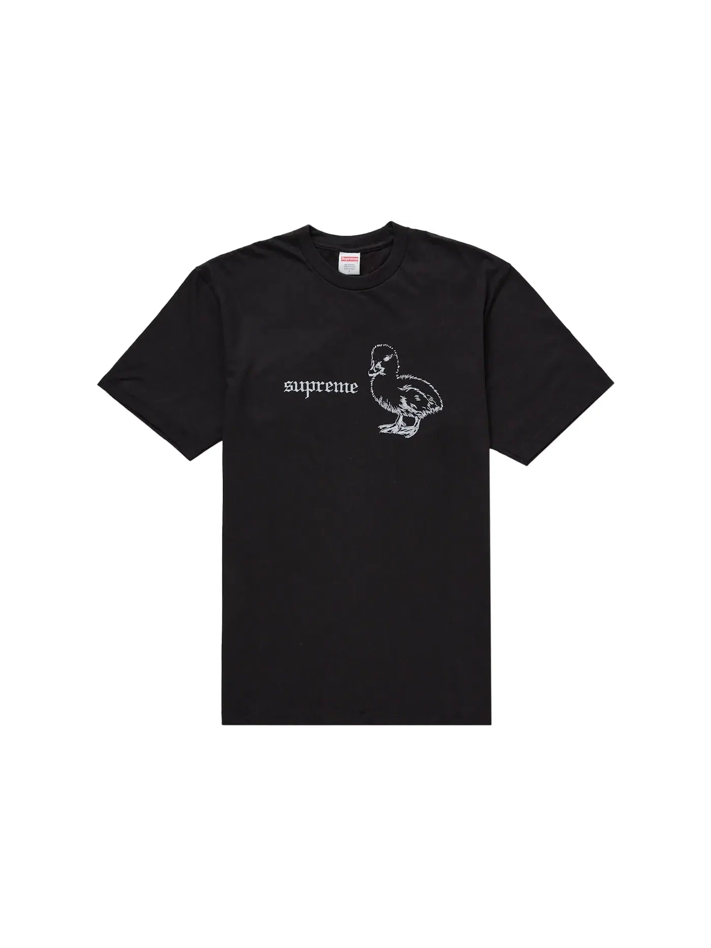 Мужская футболка с принтом Tee Supreme — изображение 1 из 1, черный