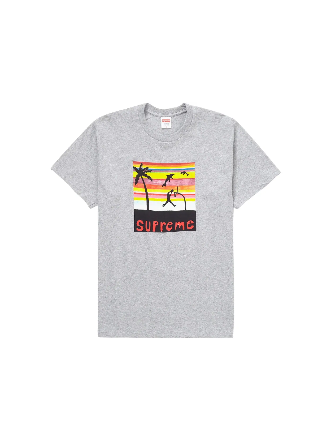 Мужская футболка с коротким рукавом Supreme Tee — изображение 1 из 1, серый