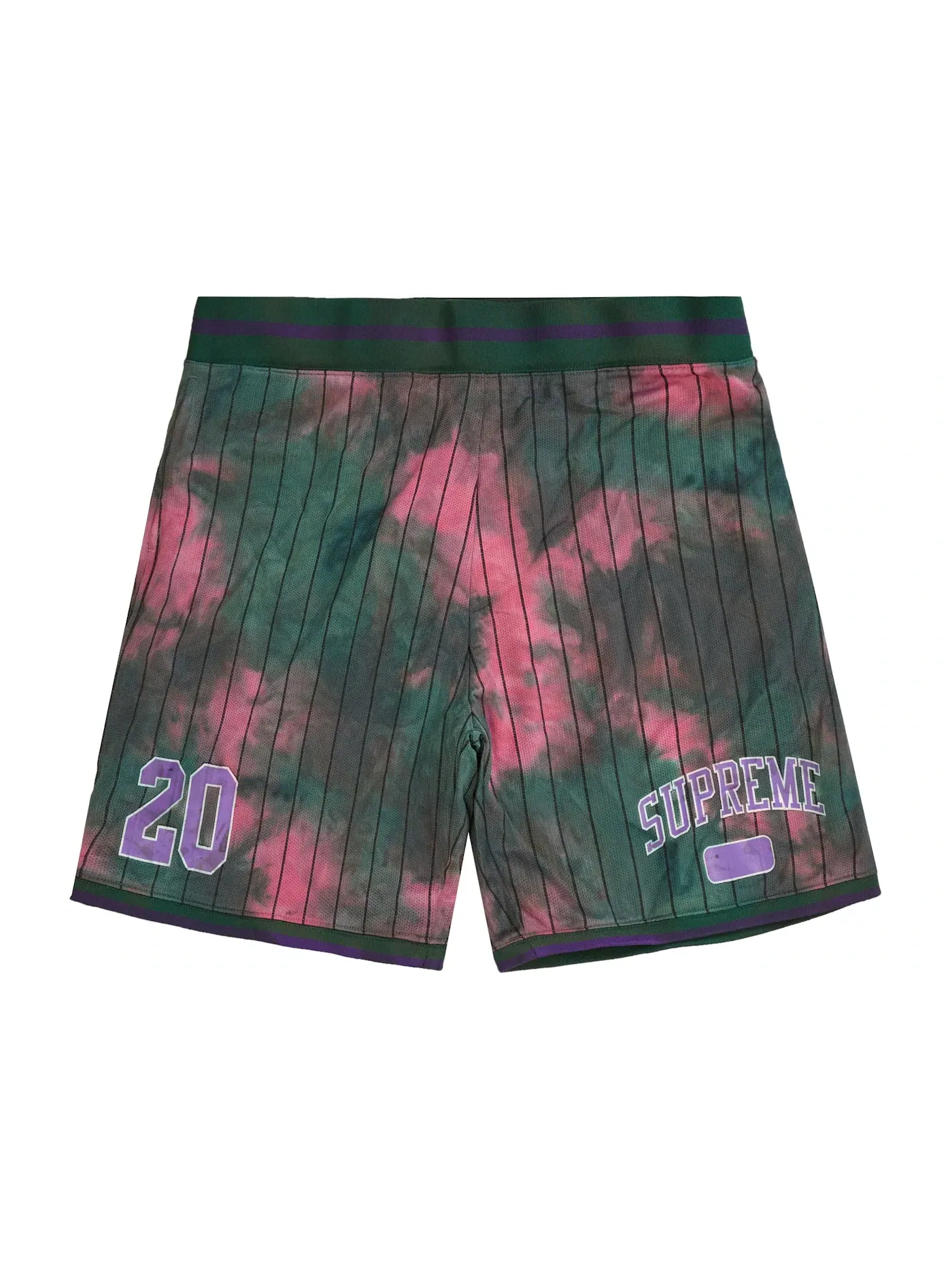 Мужские шорты с окрашиванием Supreme Short — изображение 1 из 2, зеленый
