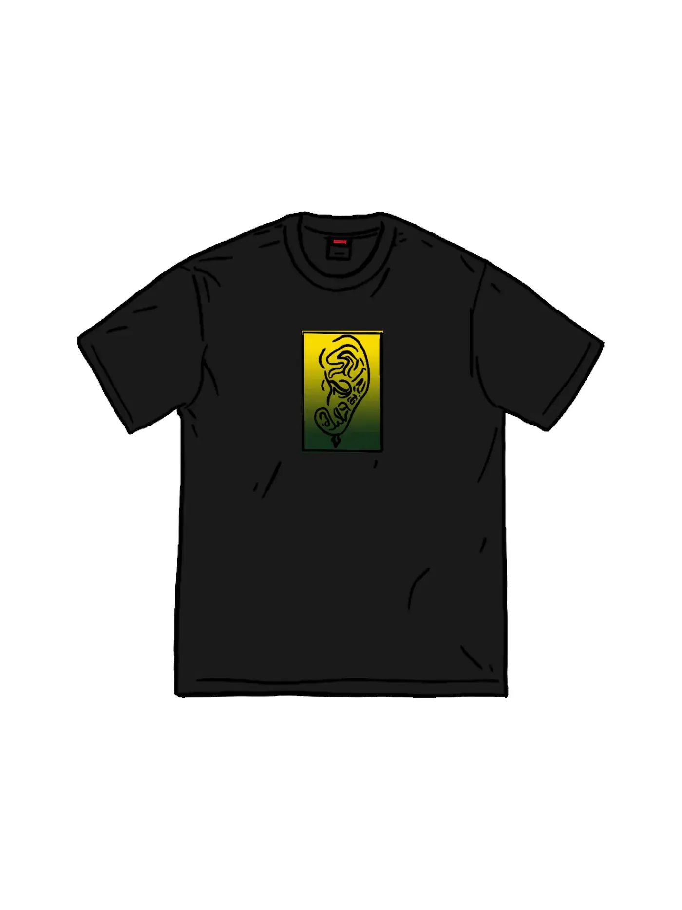 Мужская футболка Supreme Tee — изображение 1 из 1, черный