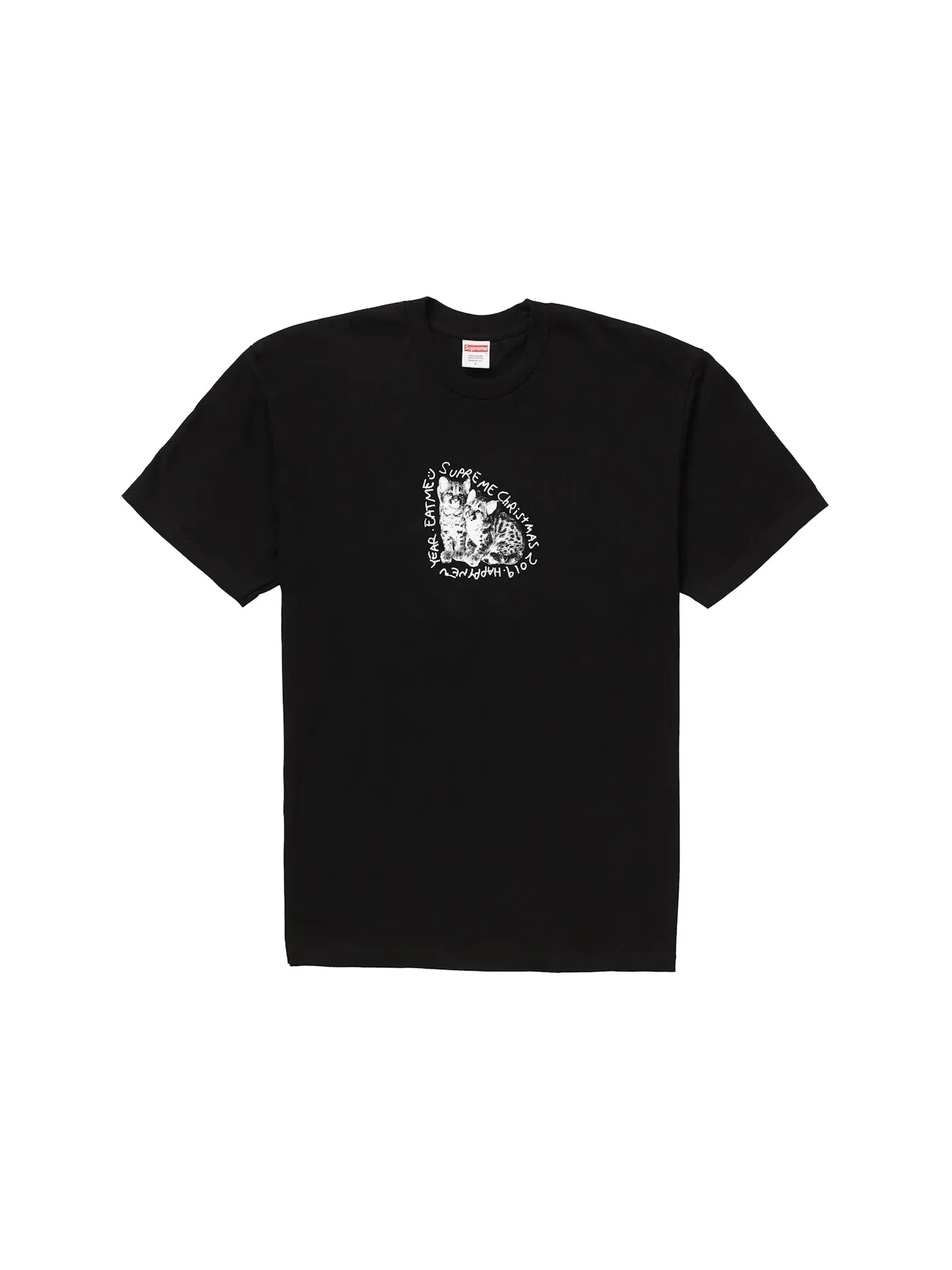 Мужская футболка с принтом Supreme Eat Me Tee Supreme — изображение 1 из 1, черный
